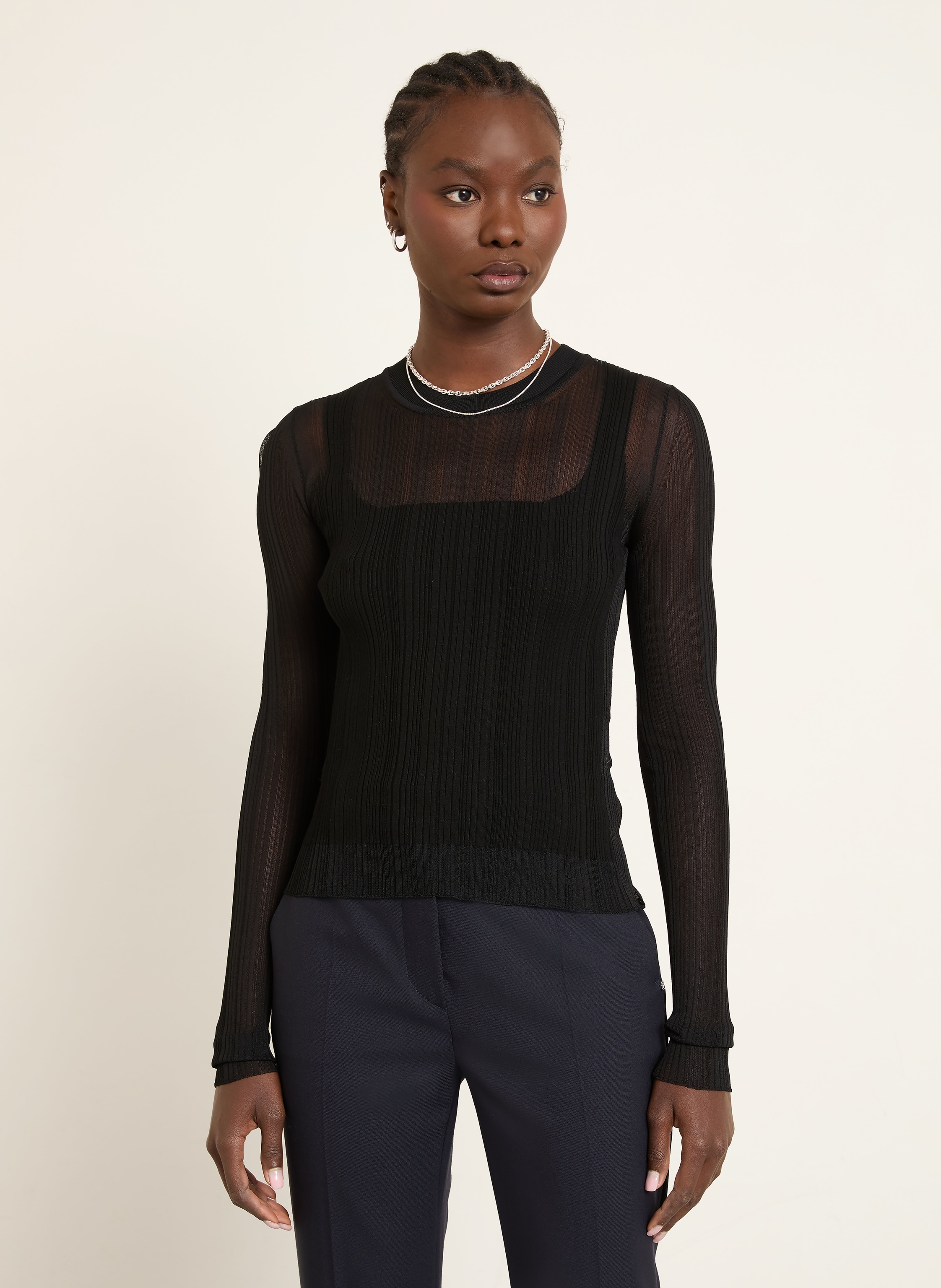 Thumbnail - Sportmax Longsleeve Buono schwarz