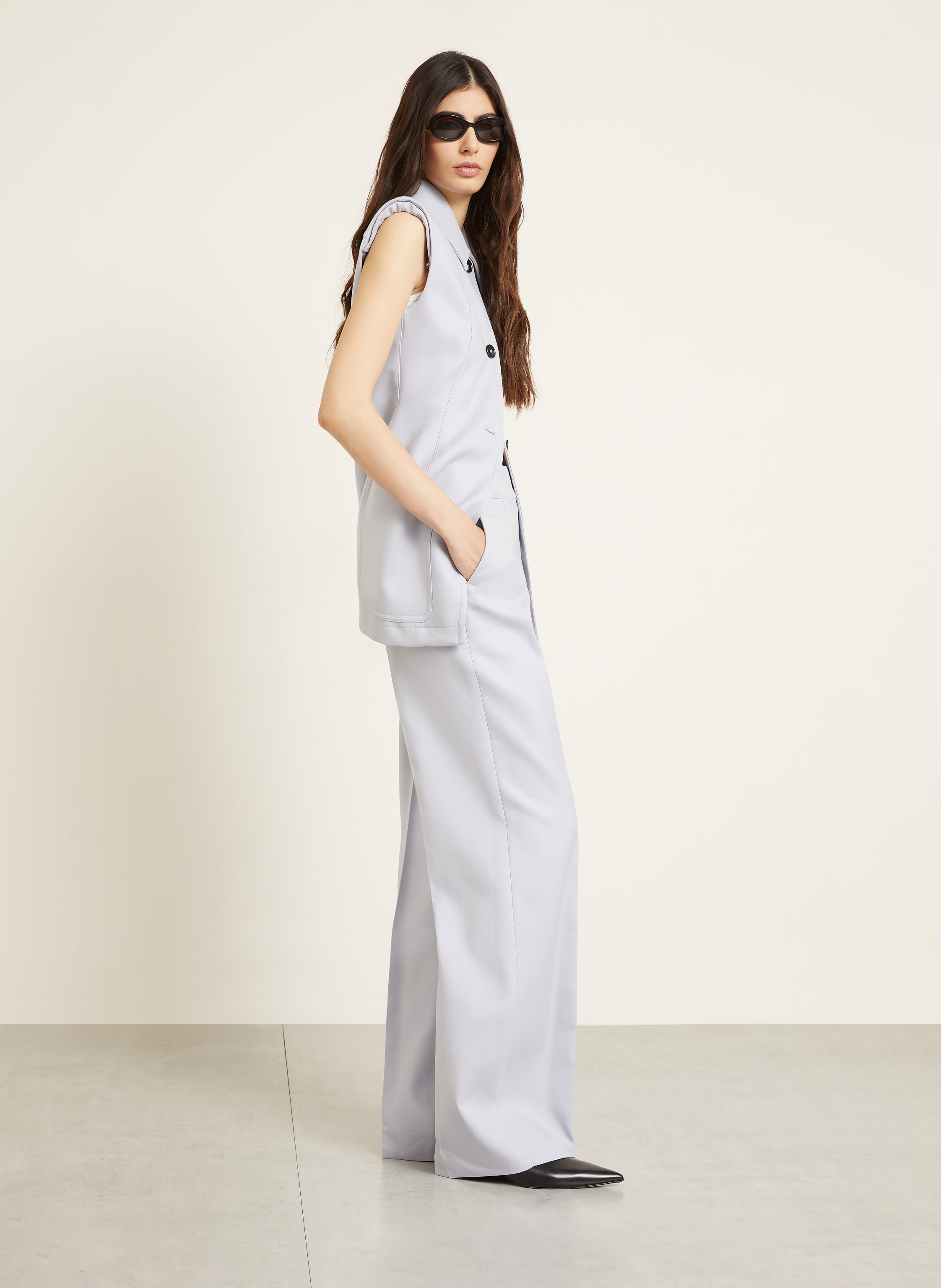 Thumbnail - Sportmax Marlenehose Salita grau