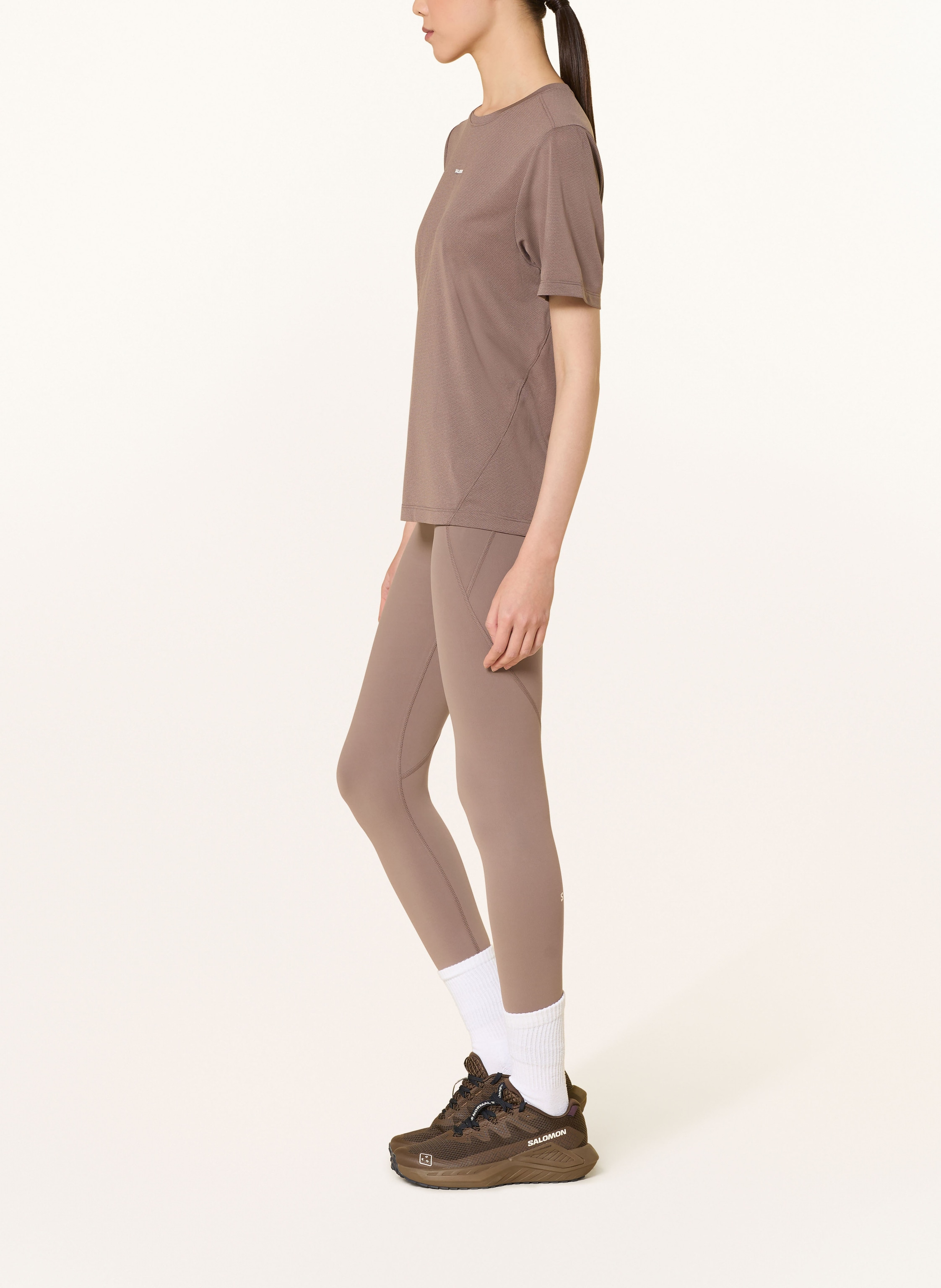 Thumbnail - Salomon Tights Shakeout Bliss braun