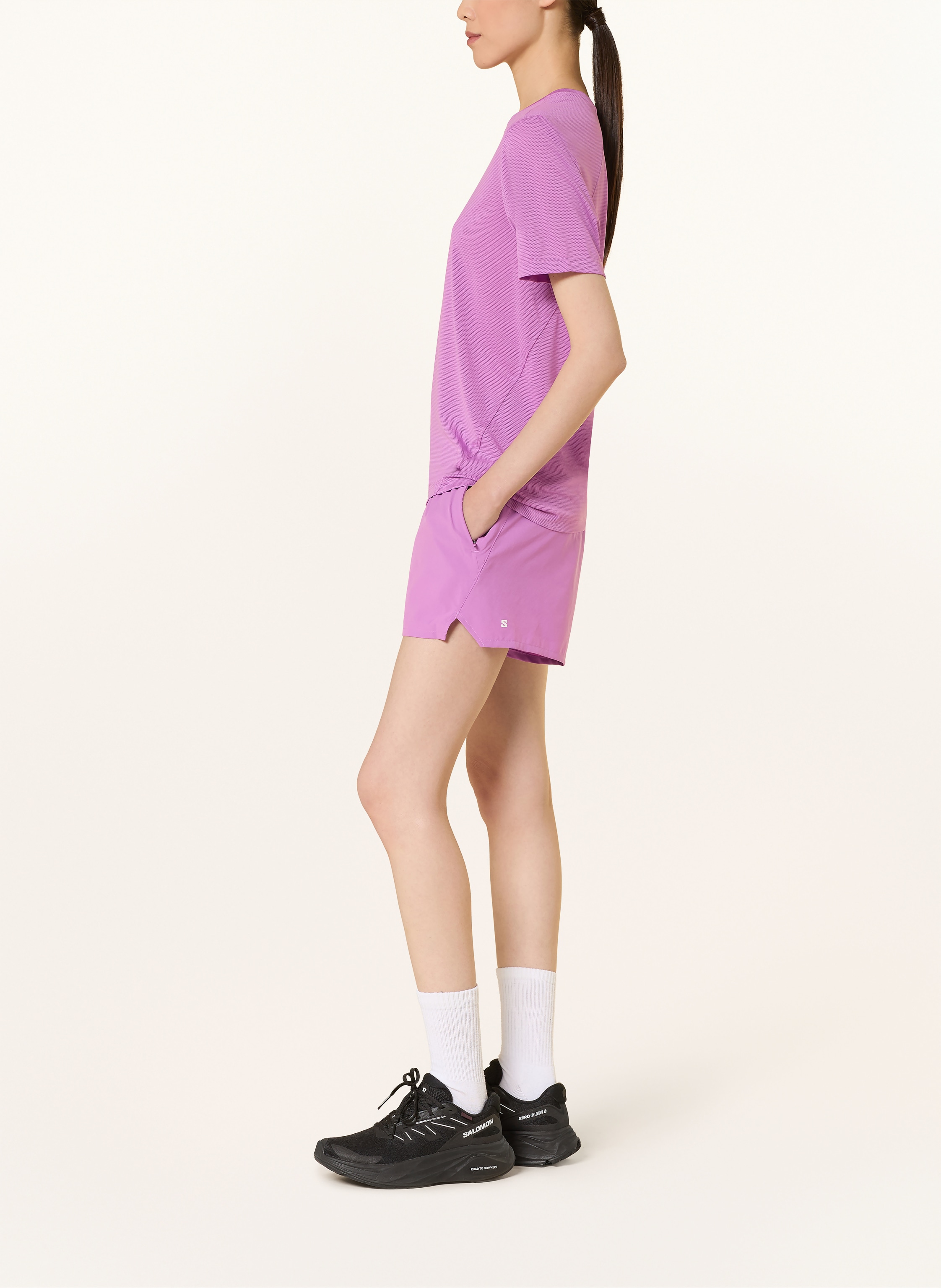 Thumbnail - Salomon 2-In-1-Laufshorts Shakeout Core pink