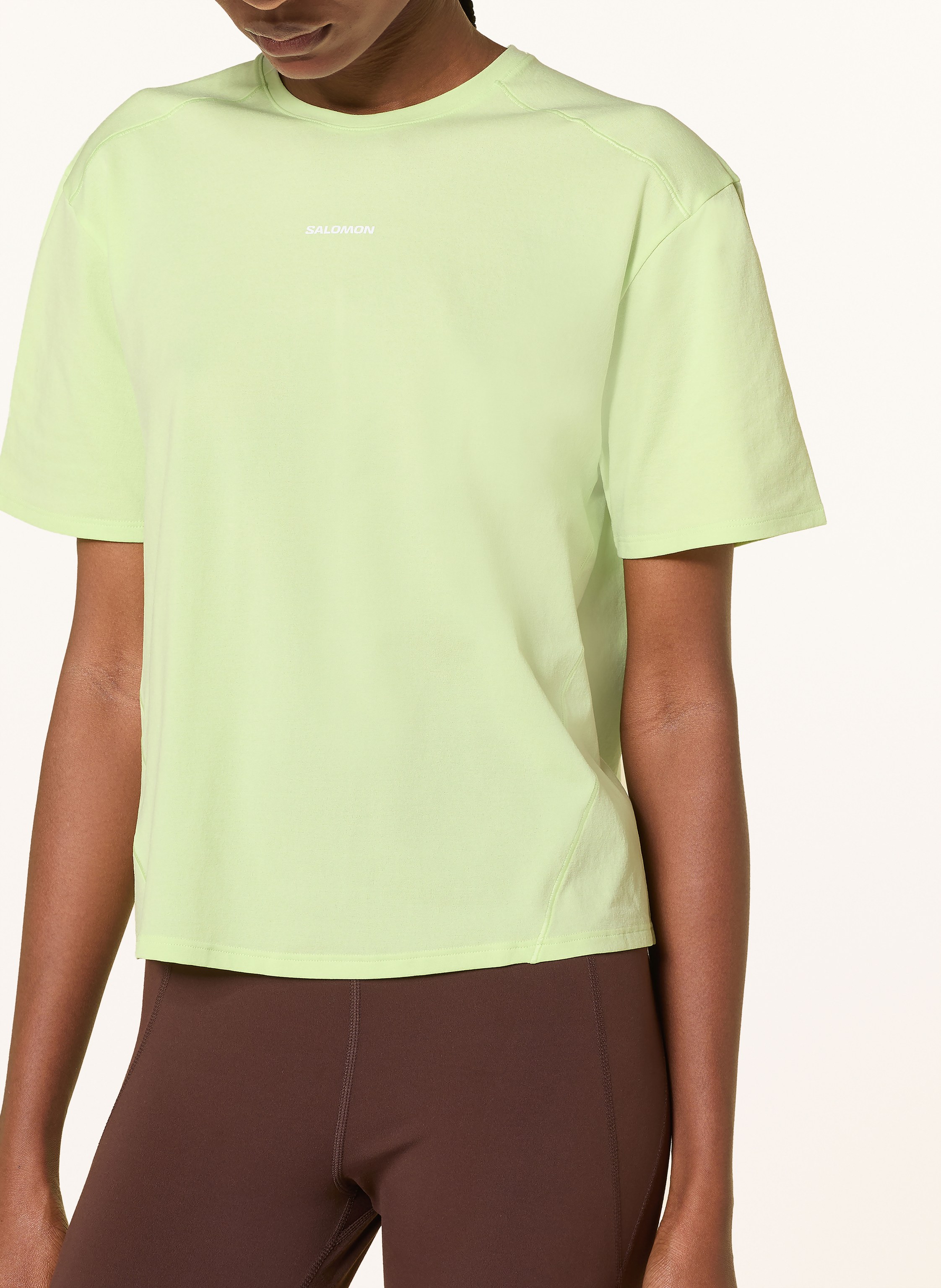 Thumbnail - Salomon Laufshirt Trackline gruen