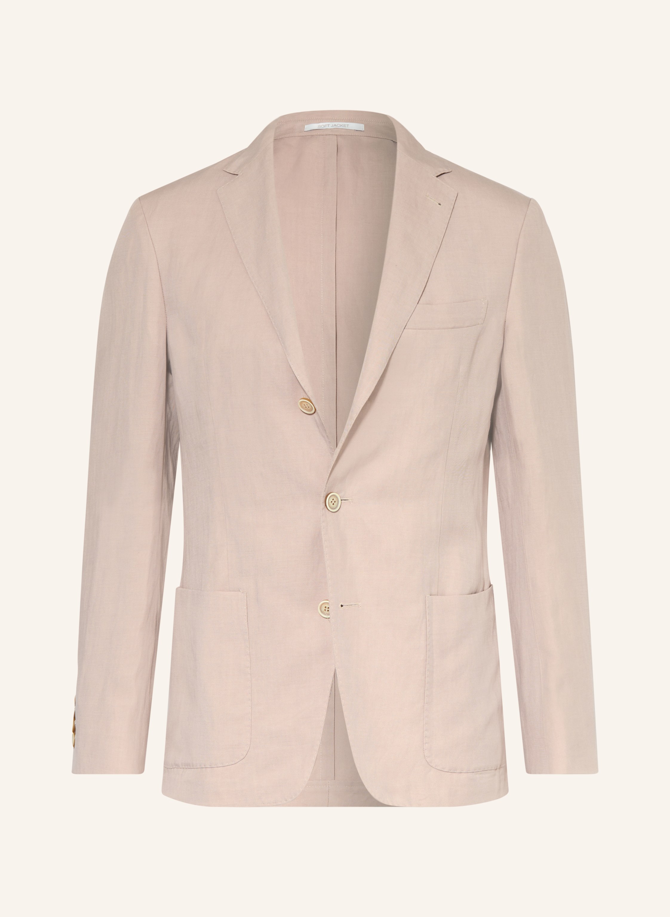 Eleventy Eleventy Sakko Slim Fit Mit Leinen beige in BEIGE