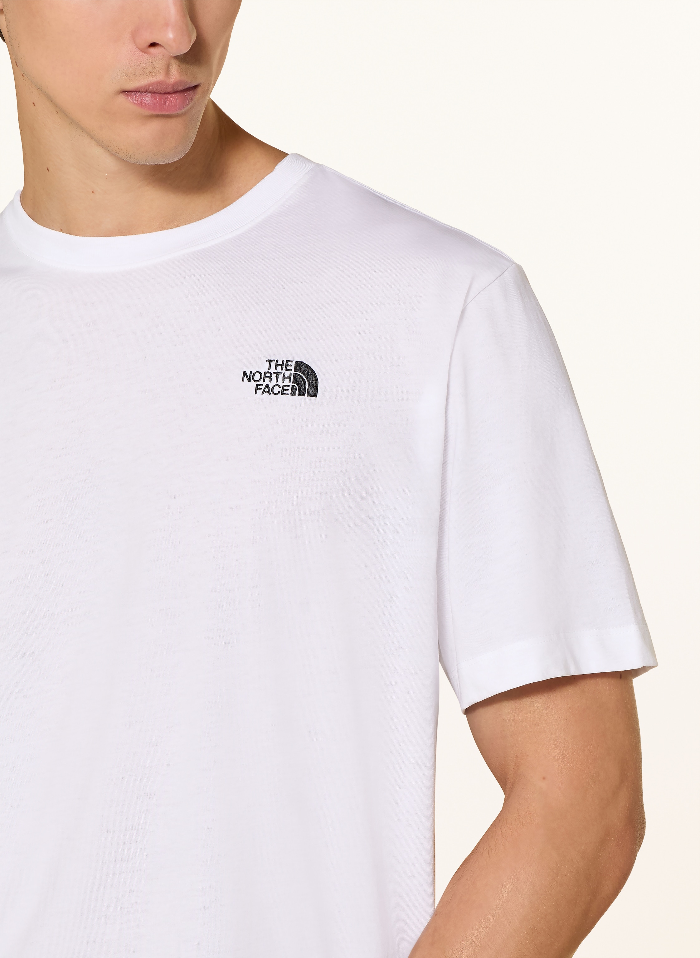 Thumbnail - The North Face T-Shirt Evolution Simple Dome weiss