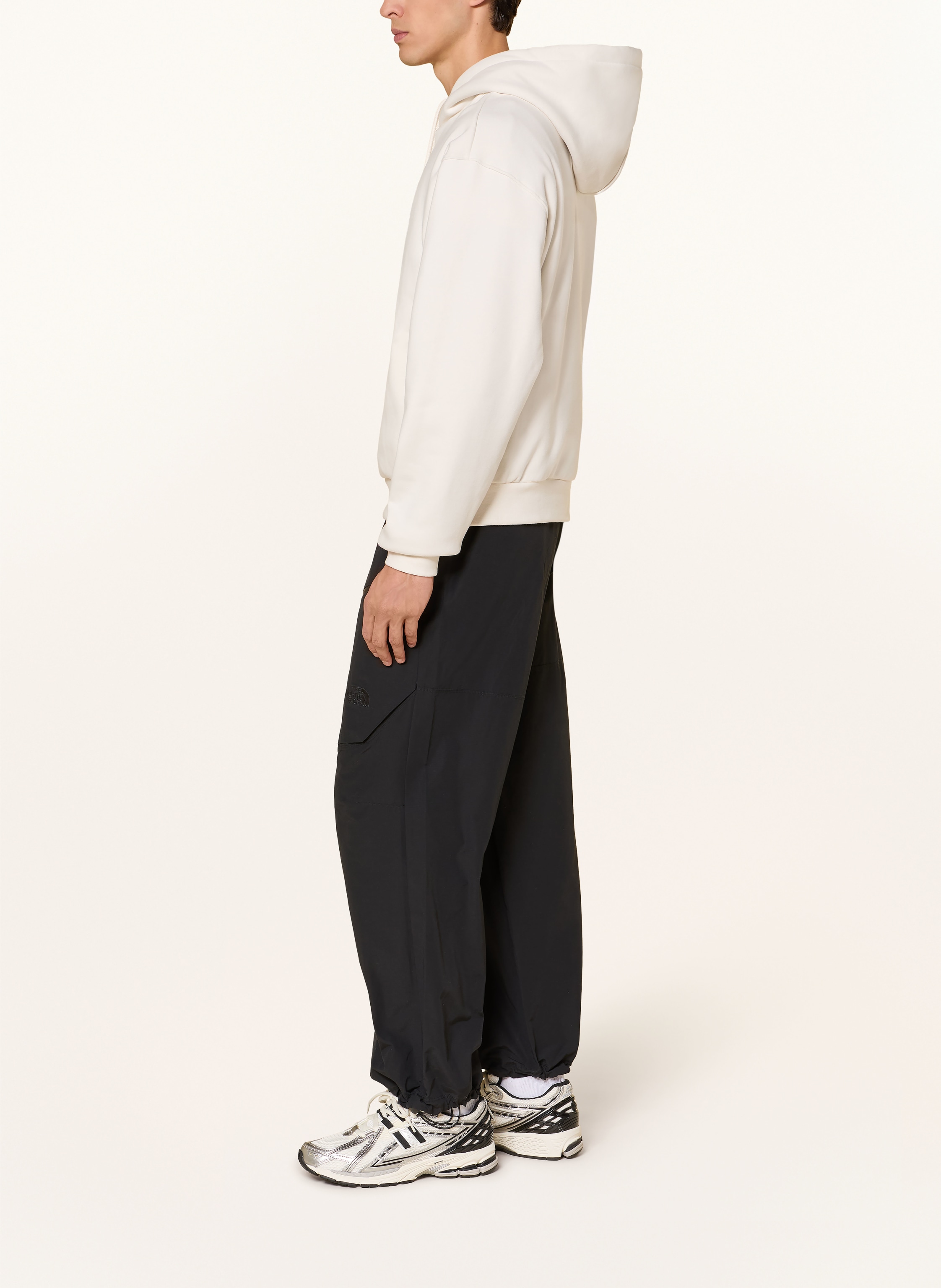 Thumbnail - The North Face Oversized-Hoodie Red Box weiss