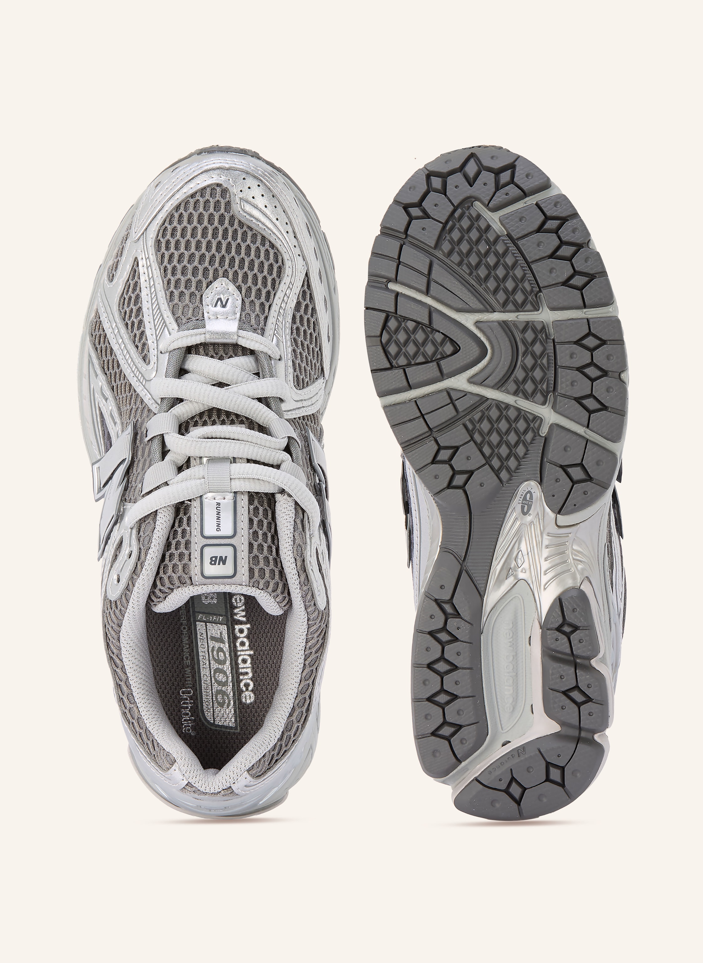 Thumbnail - New Balance Sneaker 1906r silber