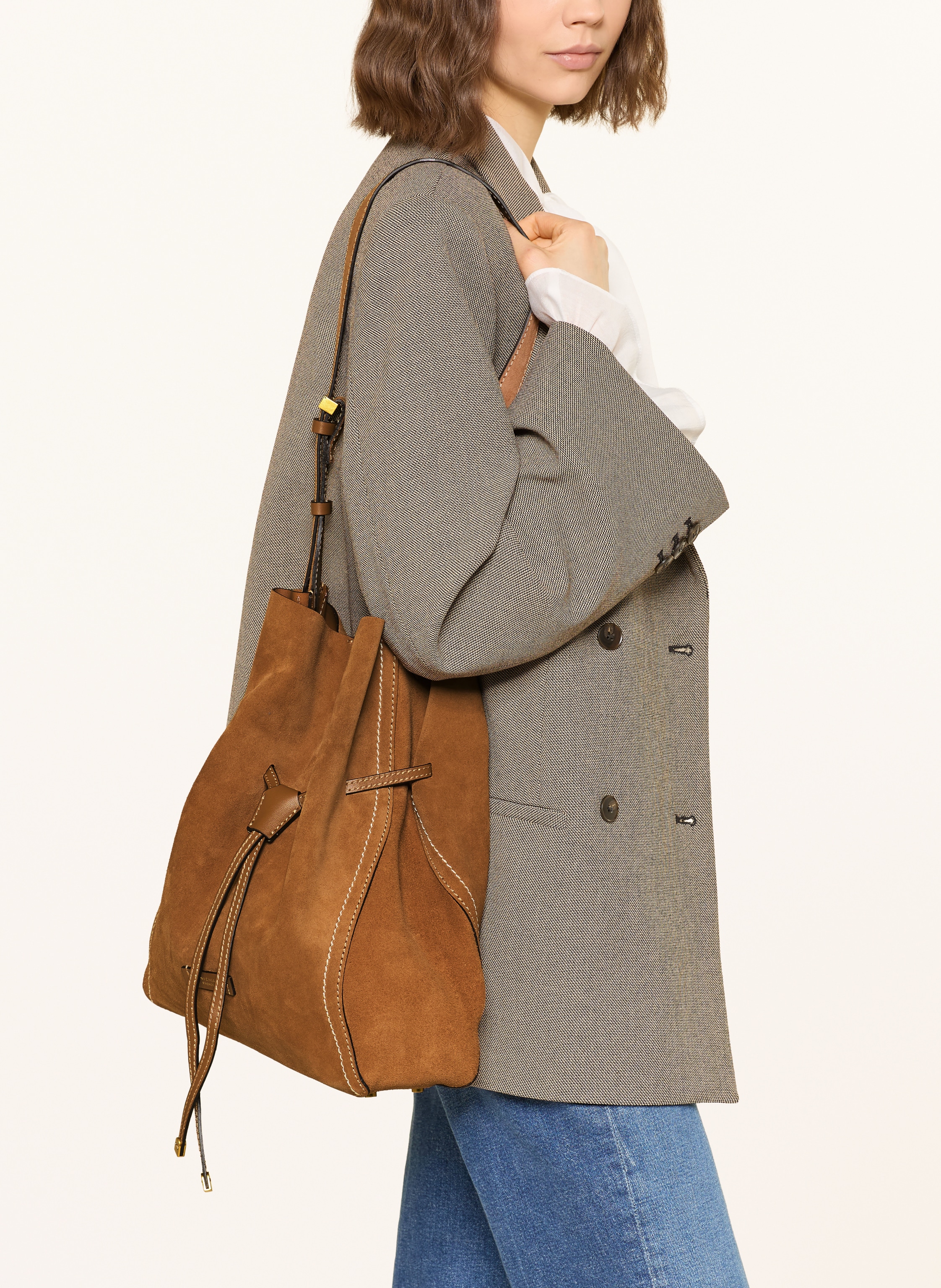 Thumbnail - Gianni Chiarini Beuteltasche Sienna braun