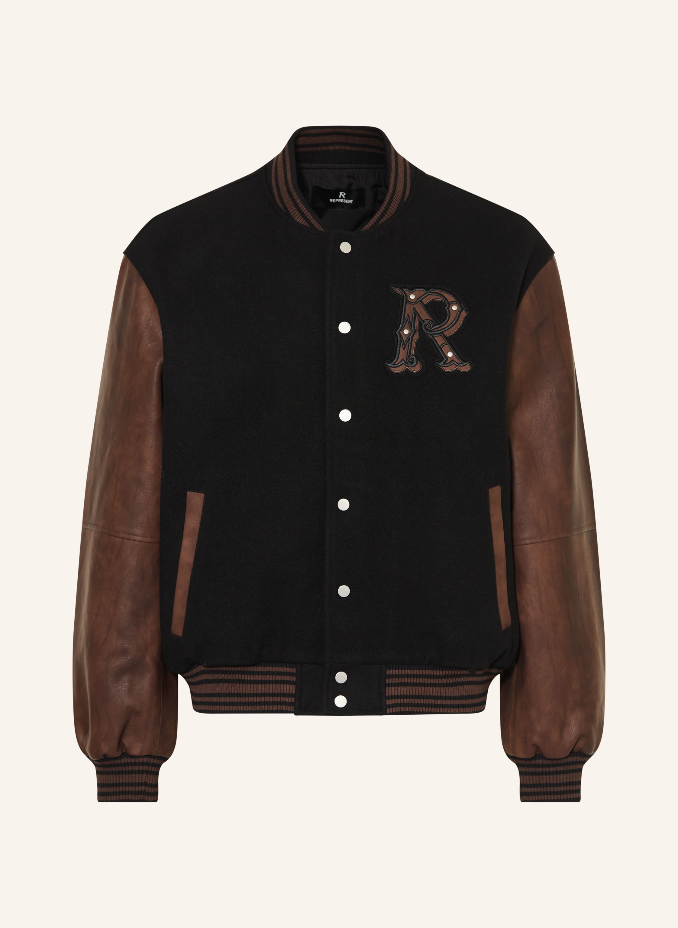 Represent College-Jacke schwarz