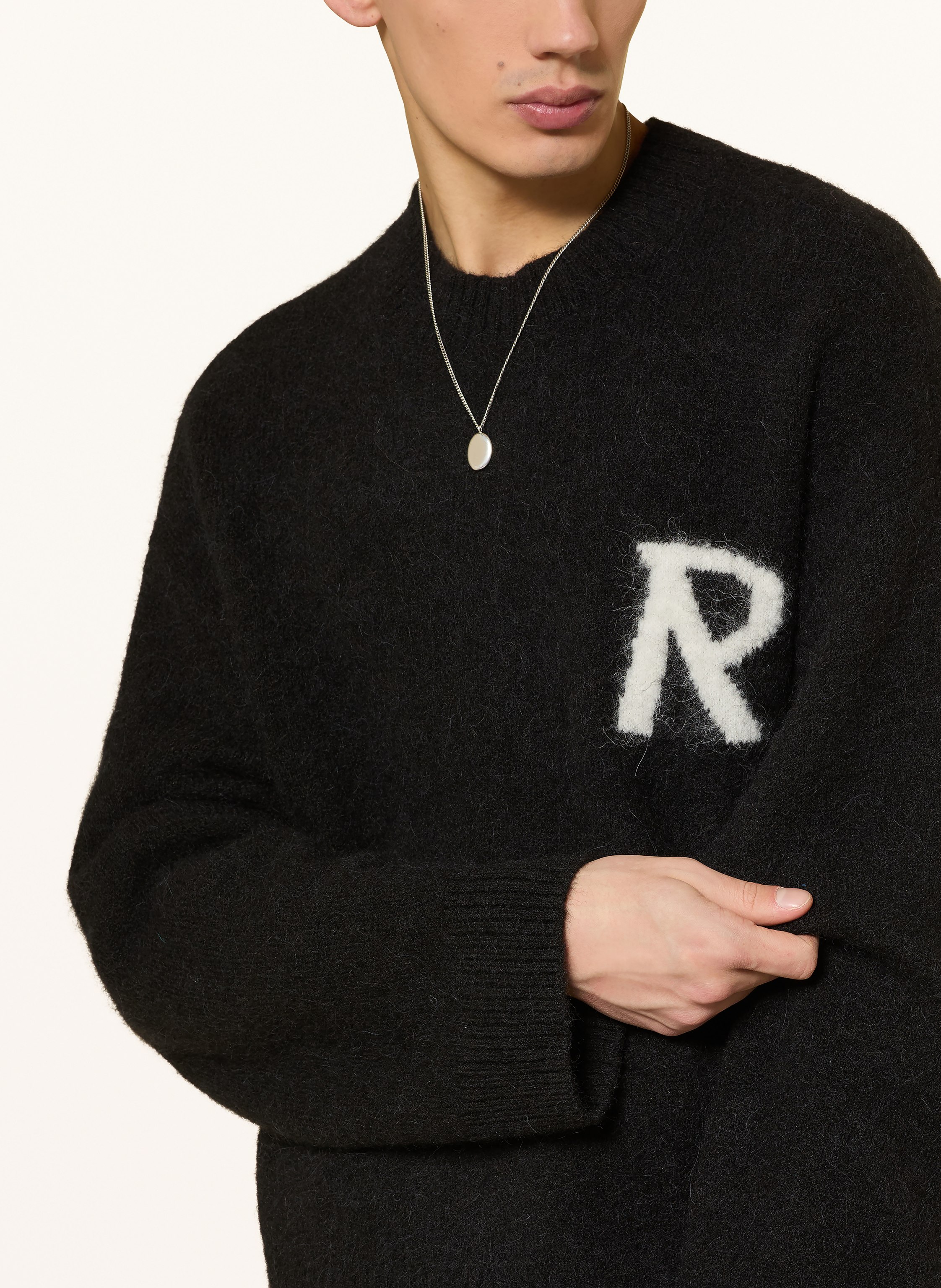 Thumbnail - Represent Pullover Mit Alpaka schwarz