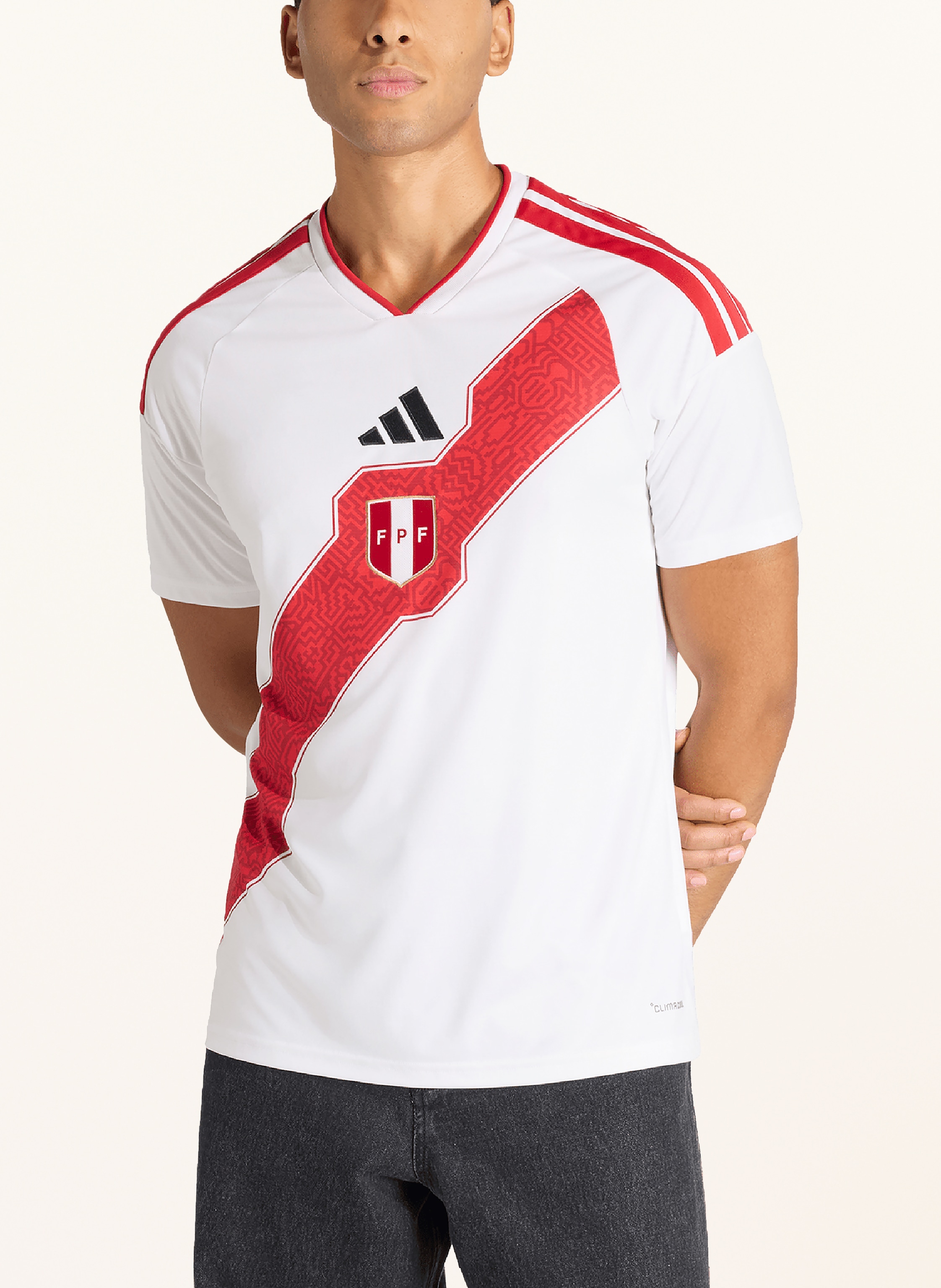 Thumbnail - Adidas Heimtrikot Peru 26 weiss