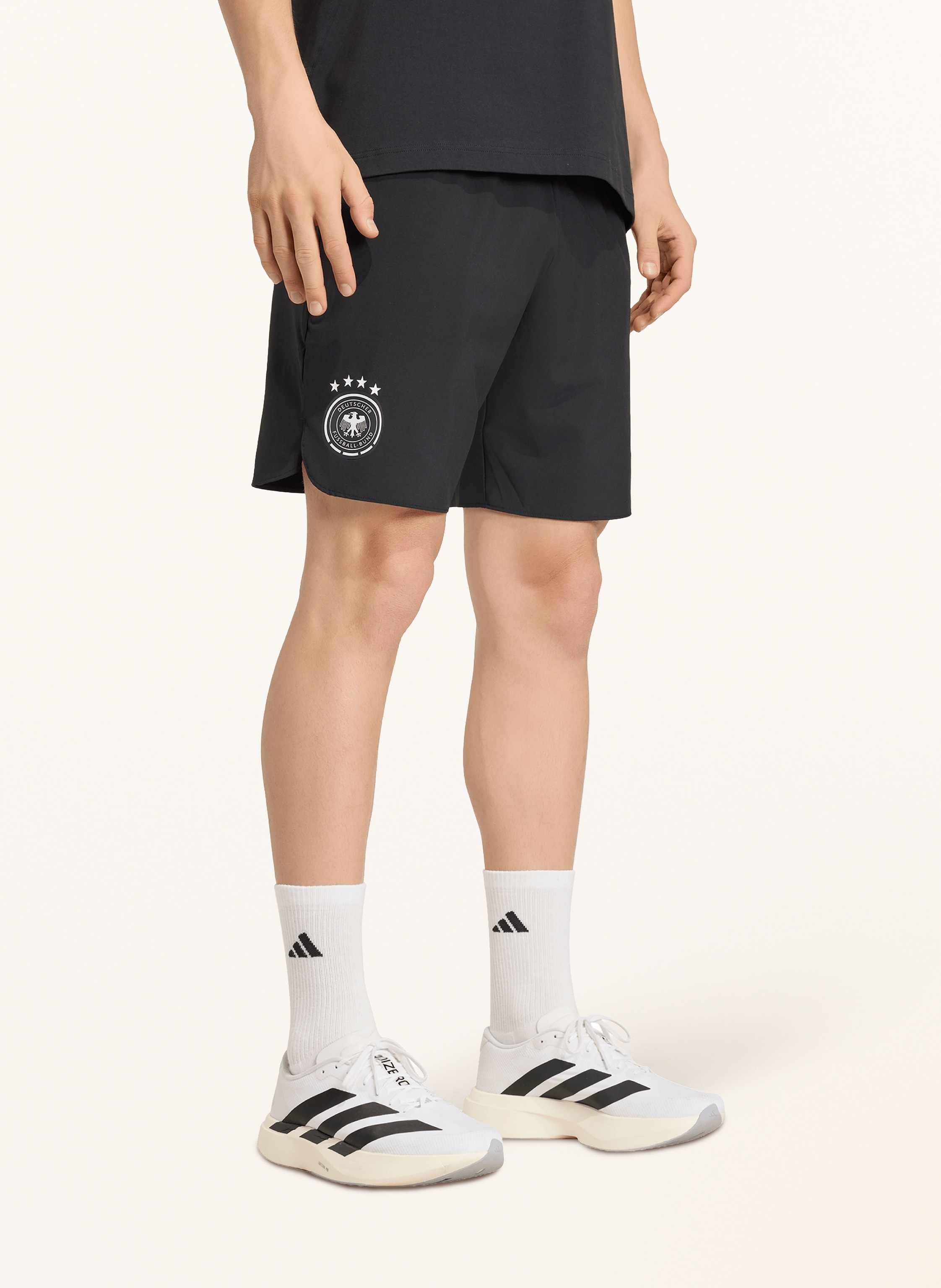 Thumbnail - Adidas Shorts Deutschland Tiro Travel schwarz