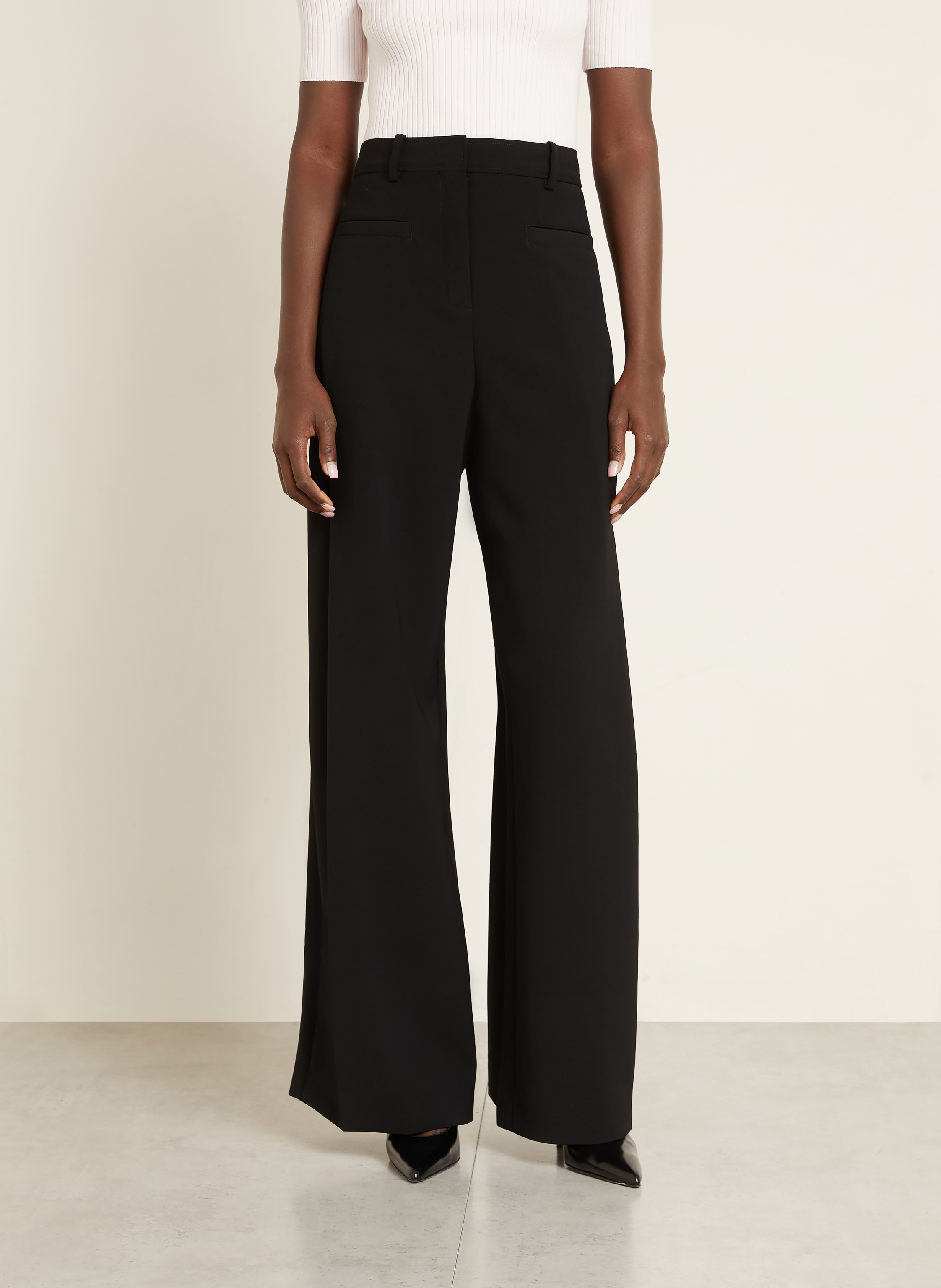 Thumbnail - Courrèges Marlenehose schwarz