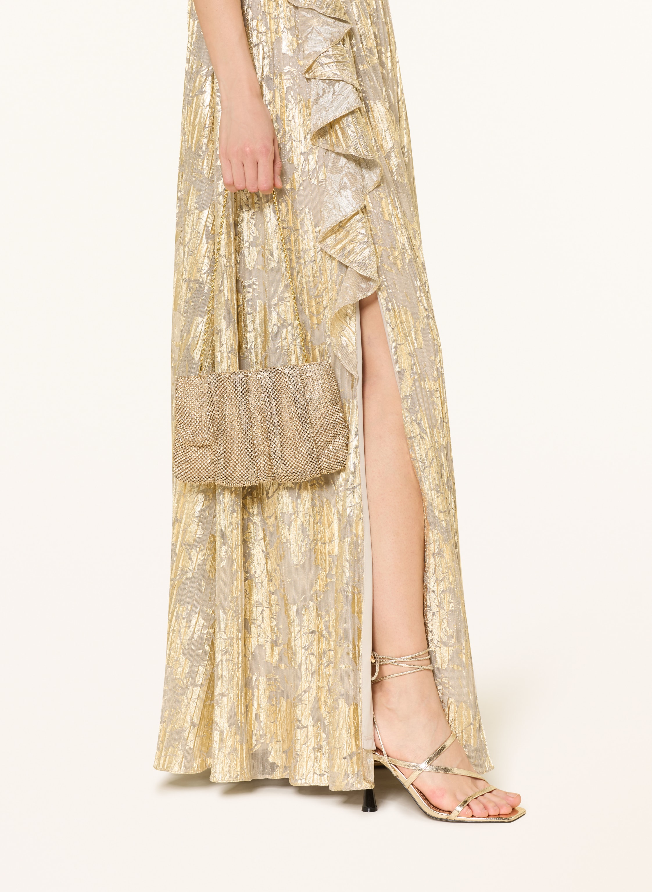Thumbnail - Loeffler Randall Clutch Serena gold