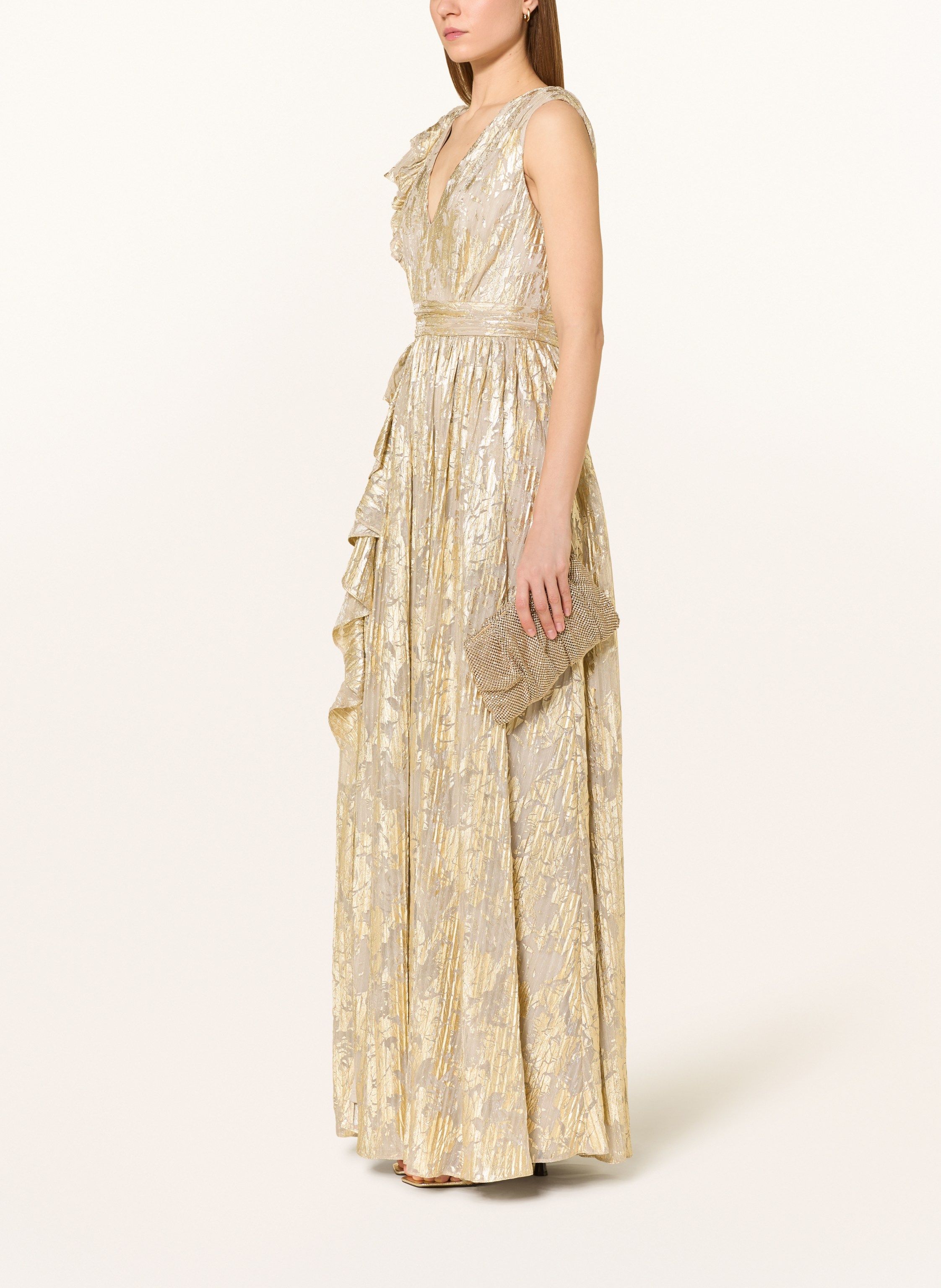 Thumbnail - Loeffler Randall Clutch Serena gold