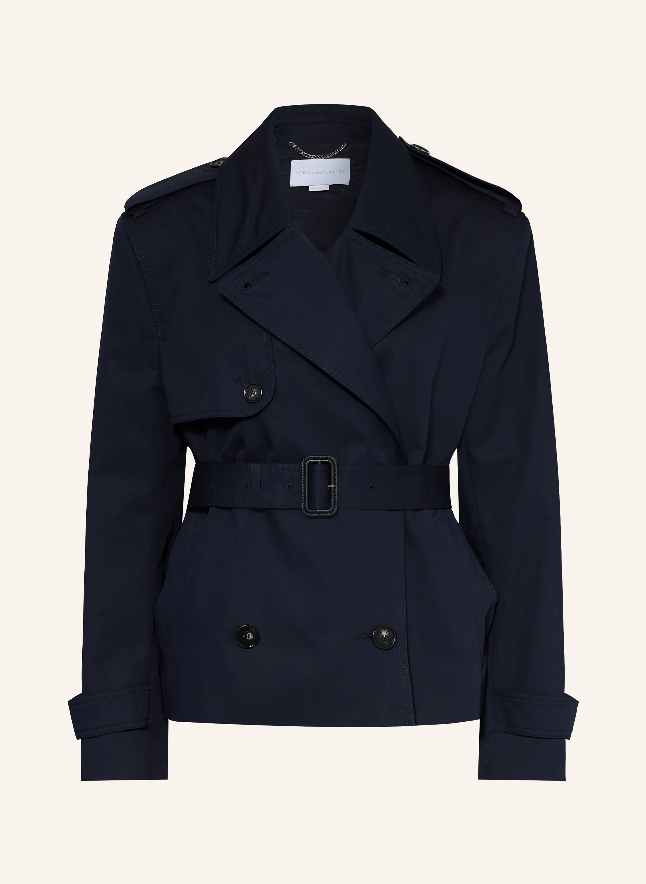 Stella Mccartney Trench-Jacke blau