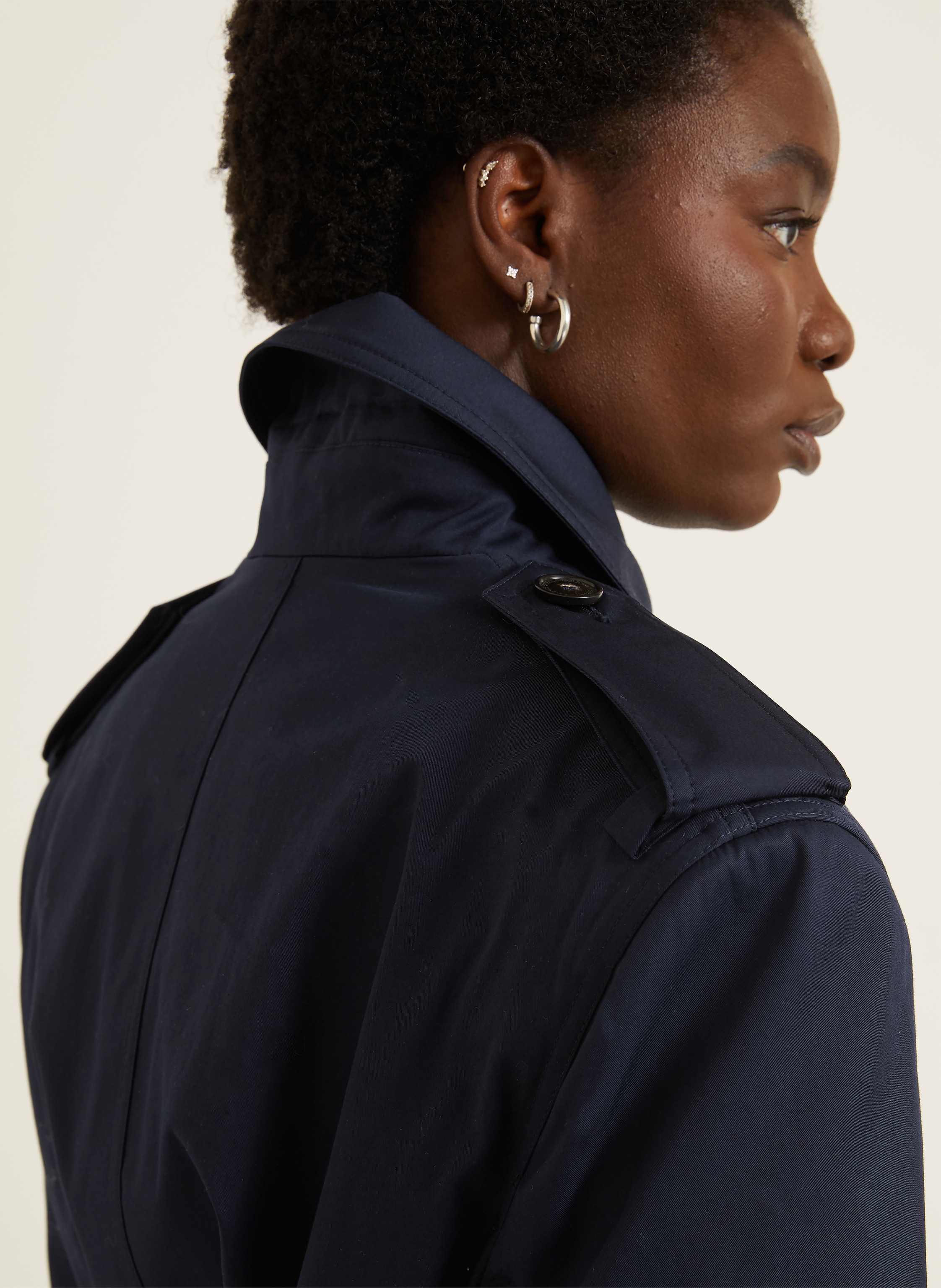 Thumbnail - Stella Mccartney Trench-Jacke blau