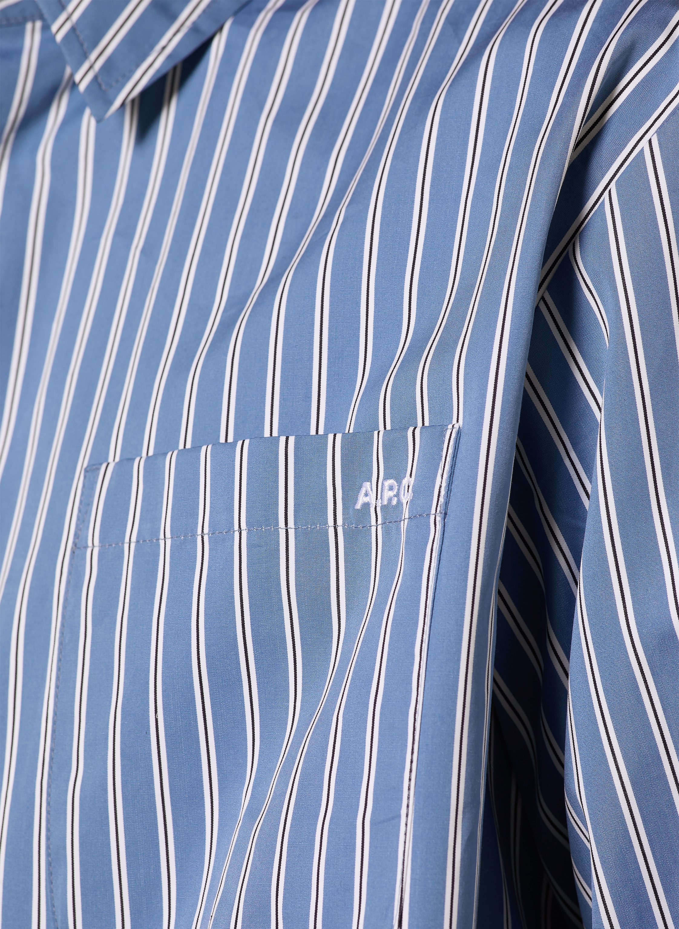 Thumbnail - A.P.C. Hemd Regular Fit blau