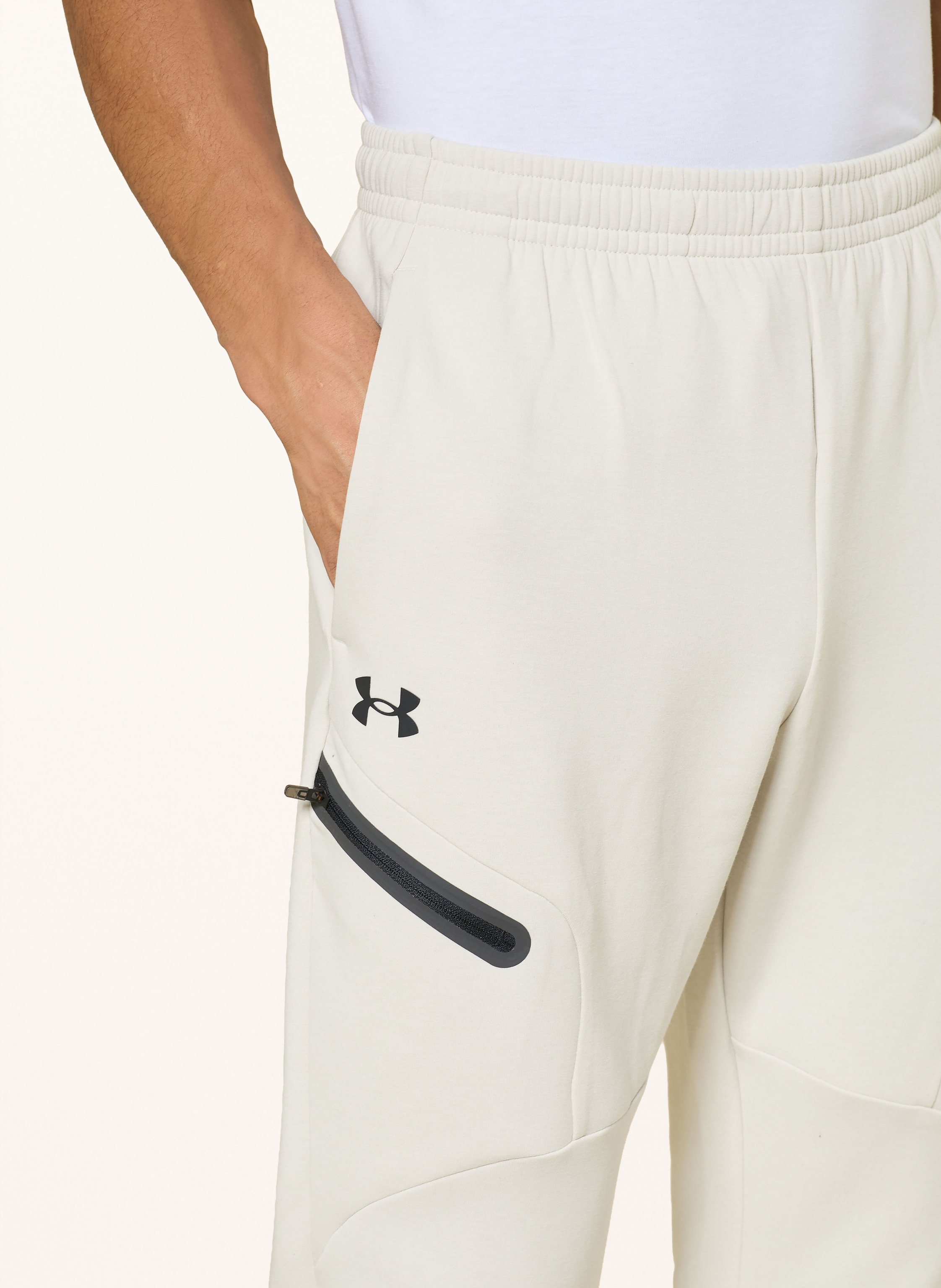 Thumbnail - Under Armour Sweatpants Ua Unstoppable beige