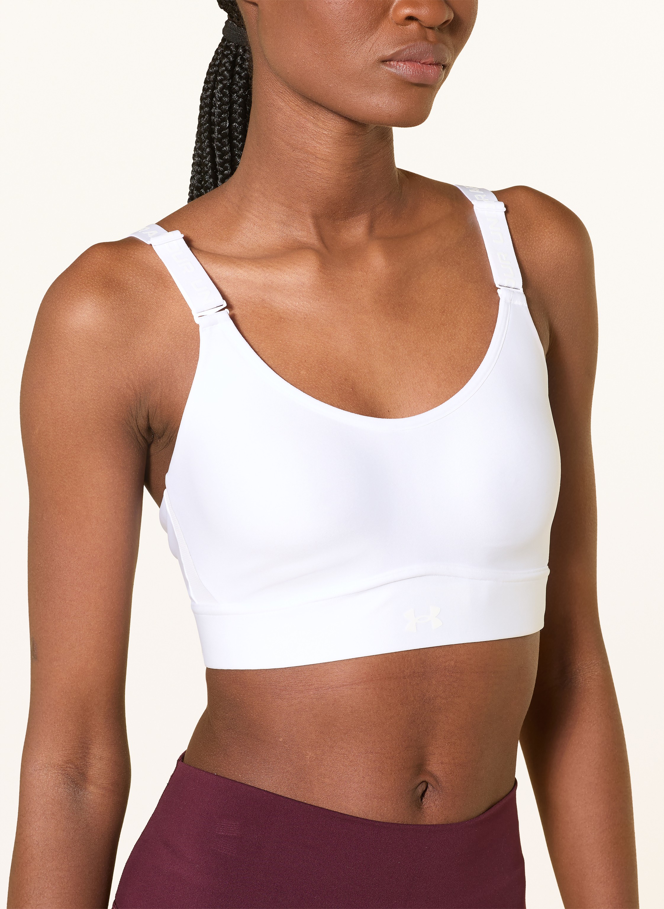 Thumbnail - Under Armour Sport-Bh Ua Infinity 2.0 Mid Mit Mesh weiss