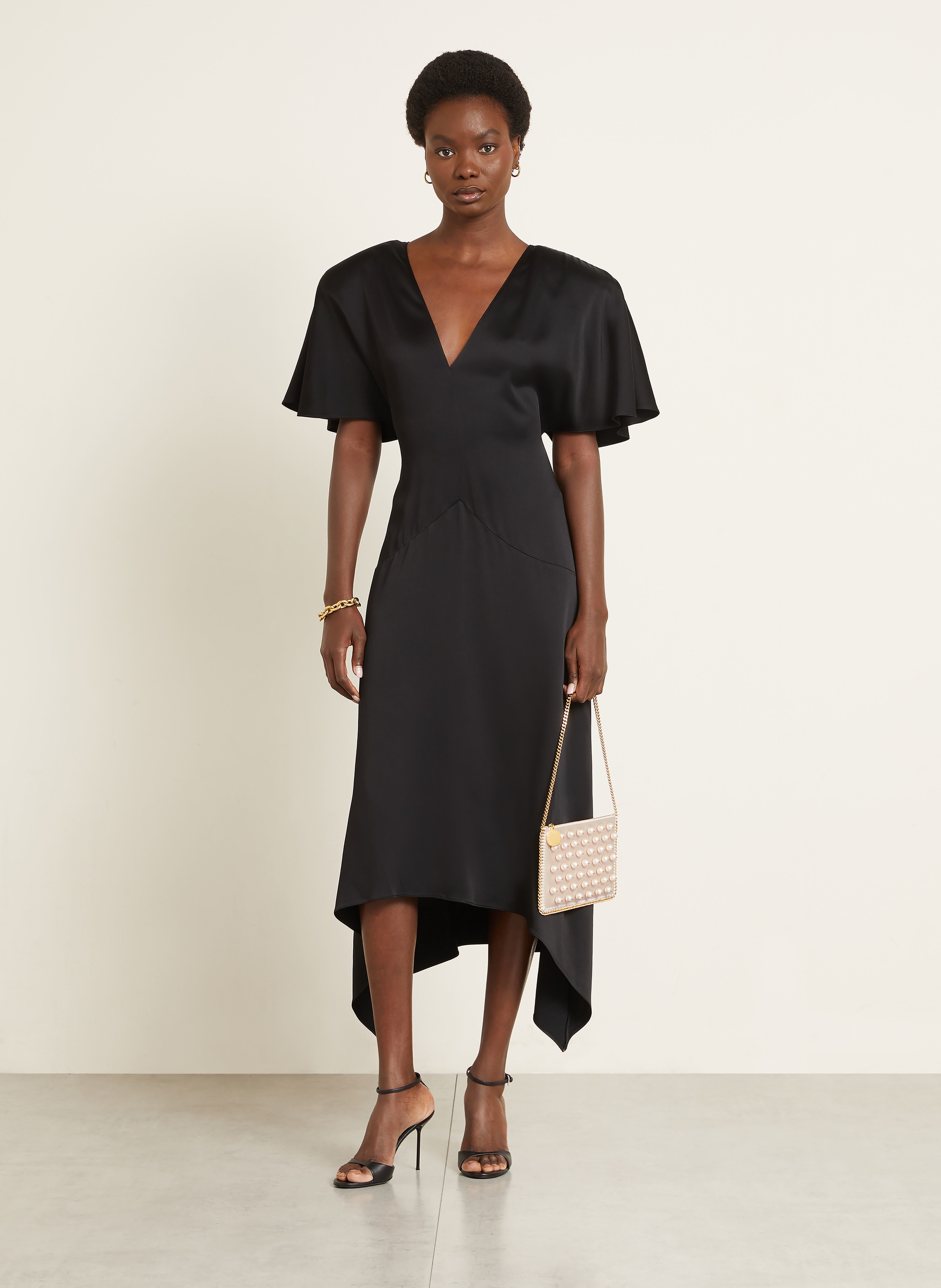 Thumbnail - Stella Mccartney Schultertasche Falabella Mit Schmuckperlen weiss