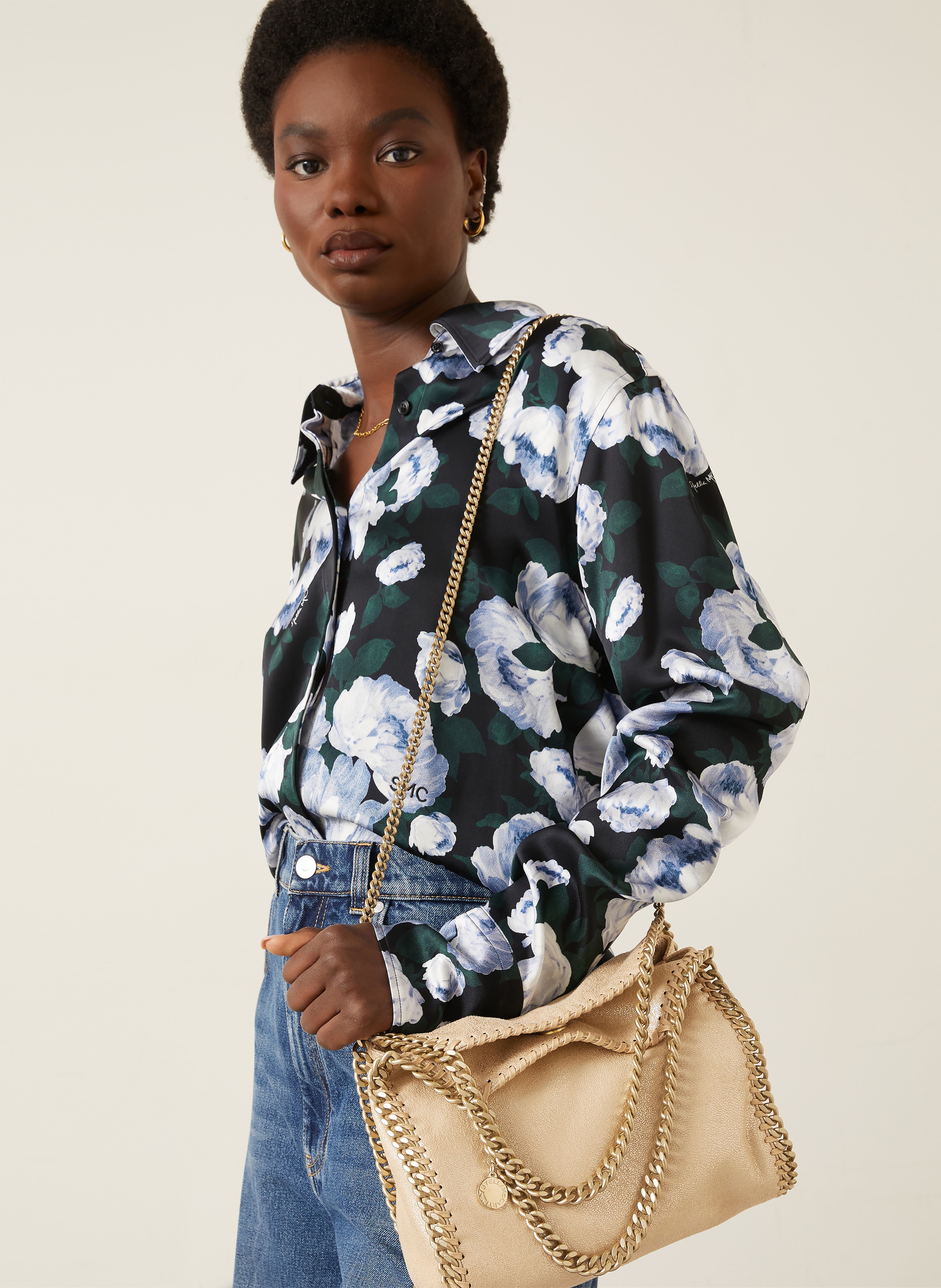 Thumbnail - Stella Mccartney Umhängetasche Falabella Mini gold