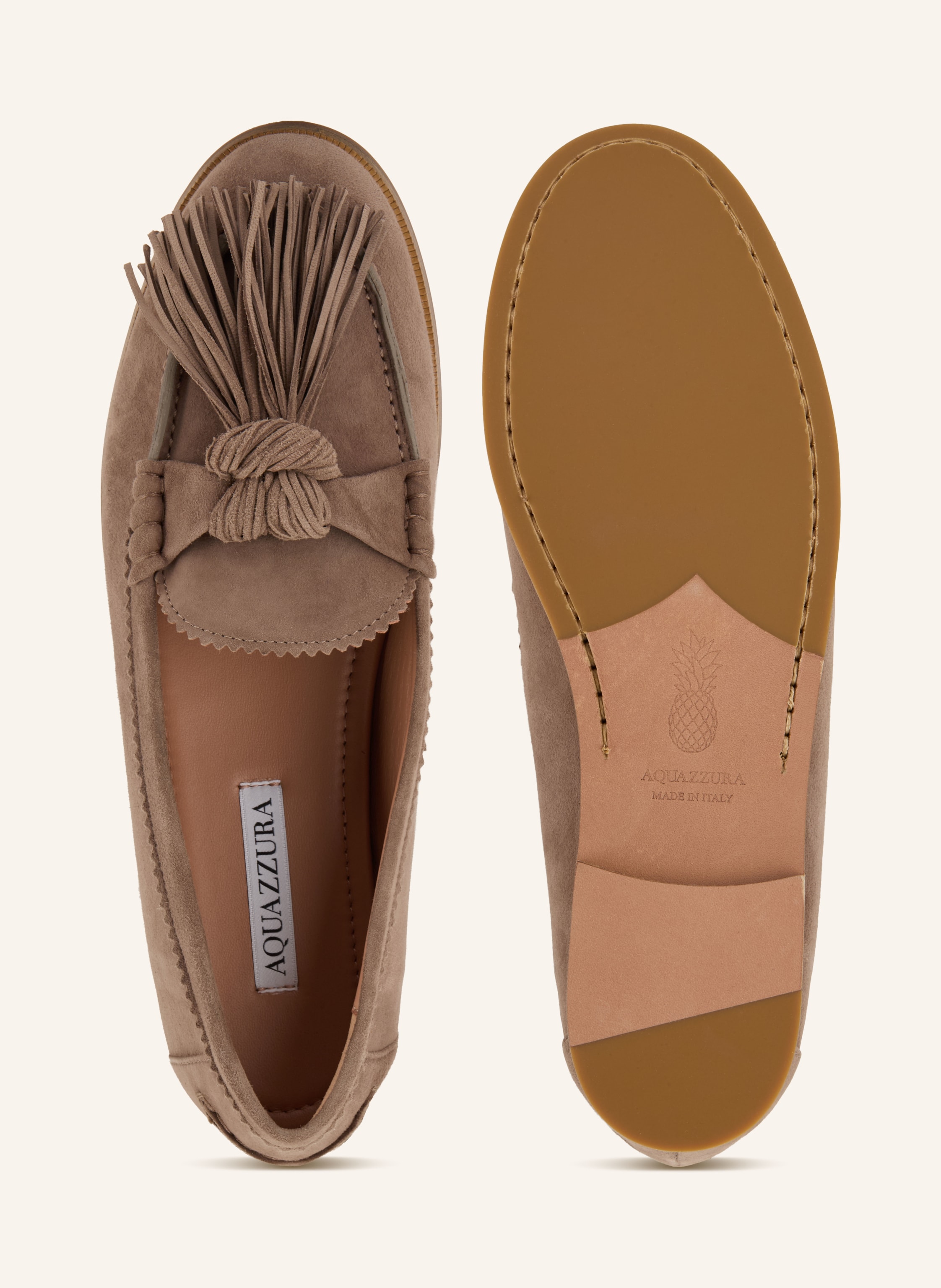 Thumbnail - Aquazzura Loafer Freddie braun