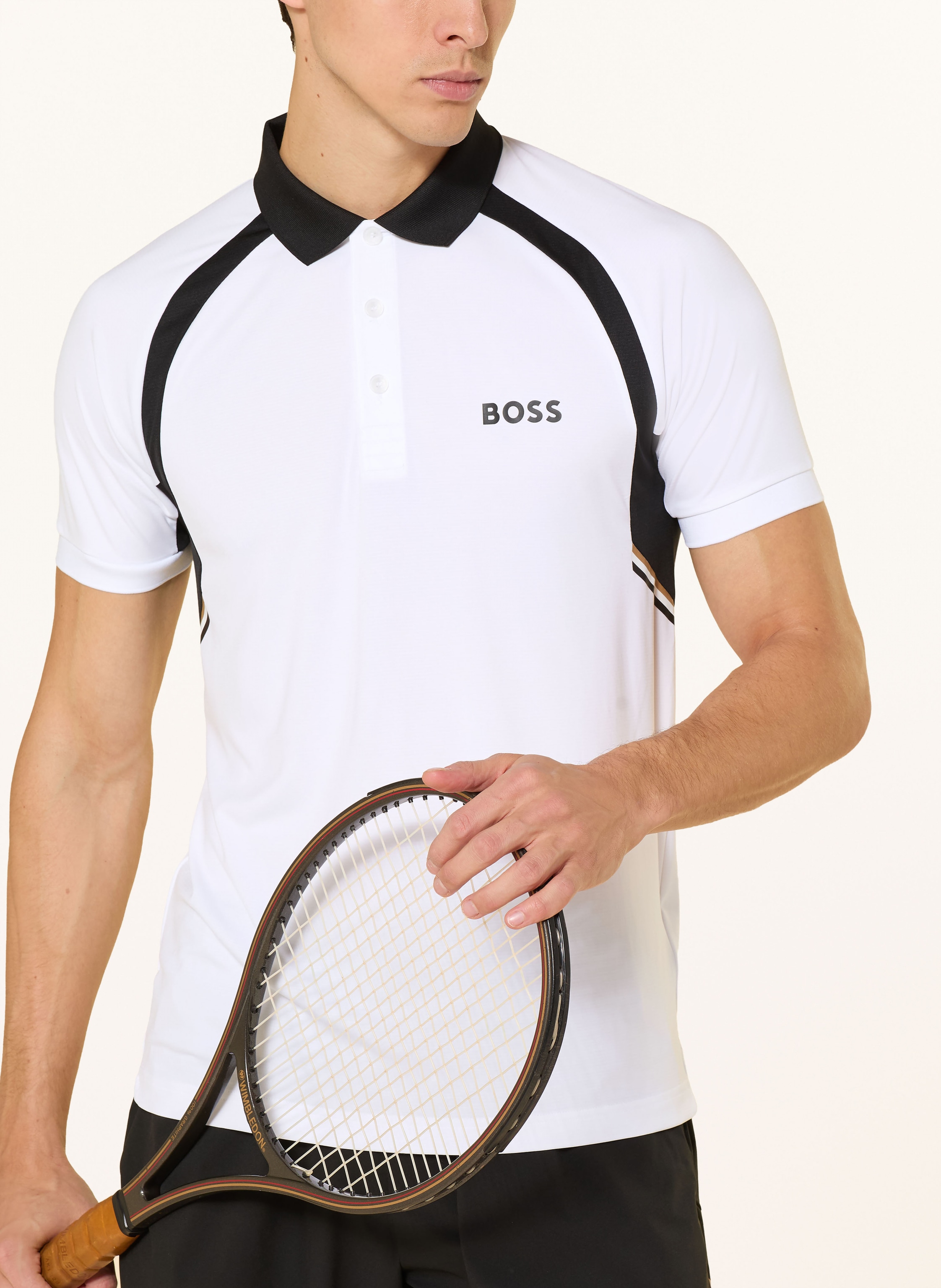 Thumbnail - Boss Funktions-Poloshirt Toc weiss