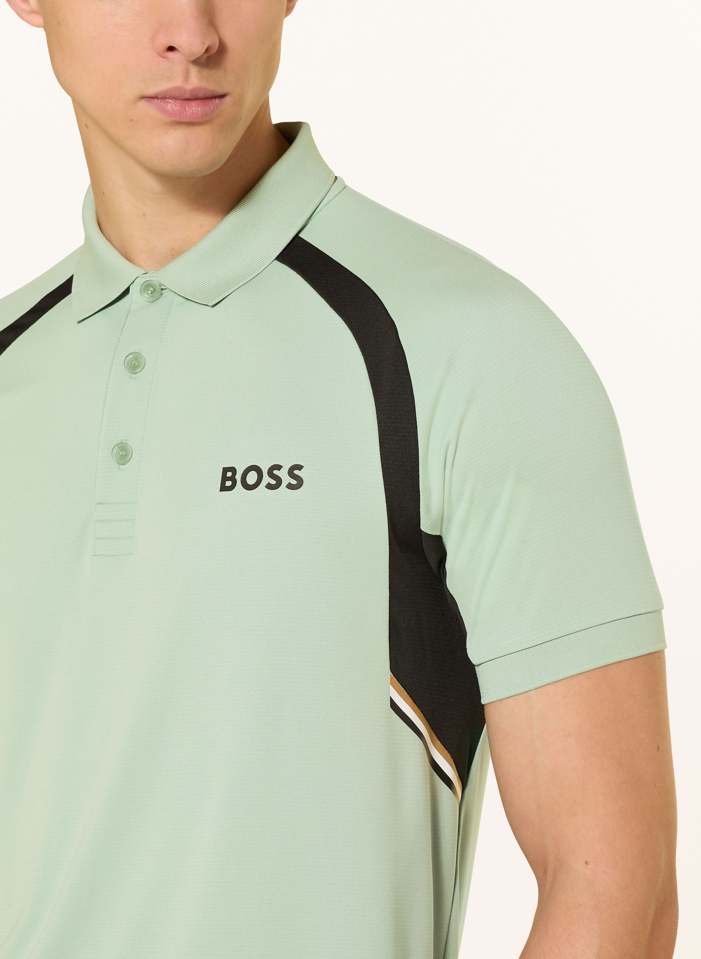 Thumbnail - Boss Funktions-Poloshirt Toc gruen
