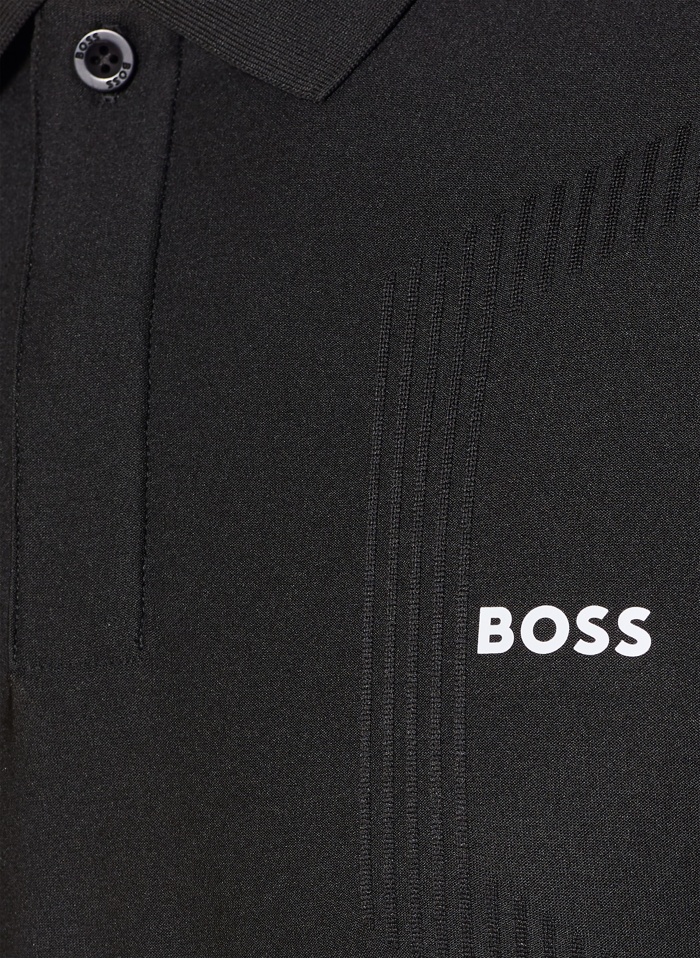 Thumbnail - Boss Funktions-Poloshirt Goc schwarz
