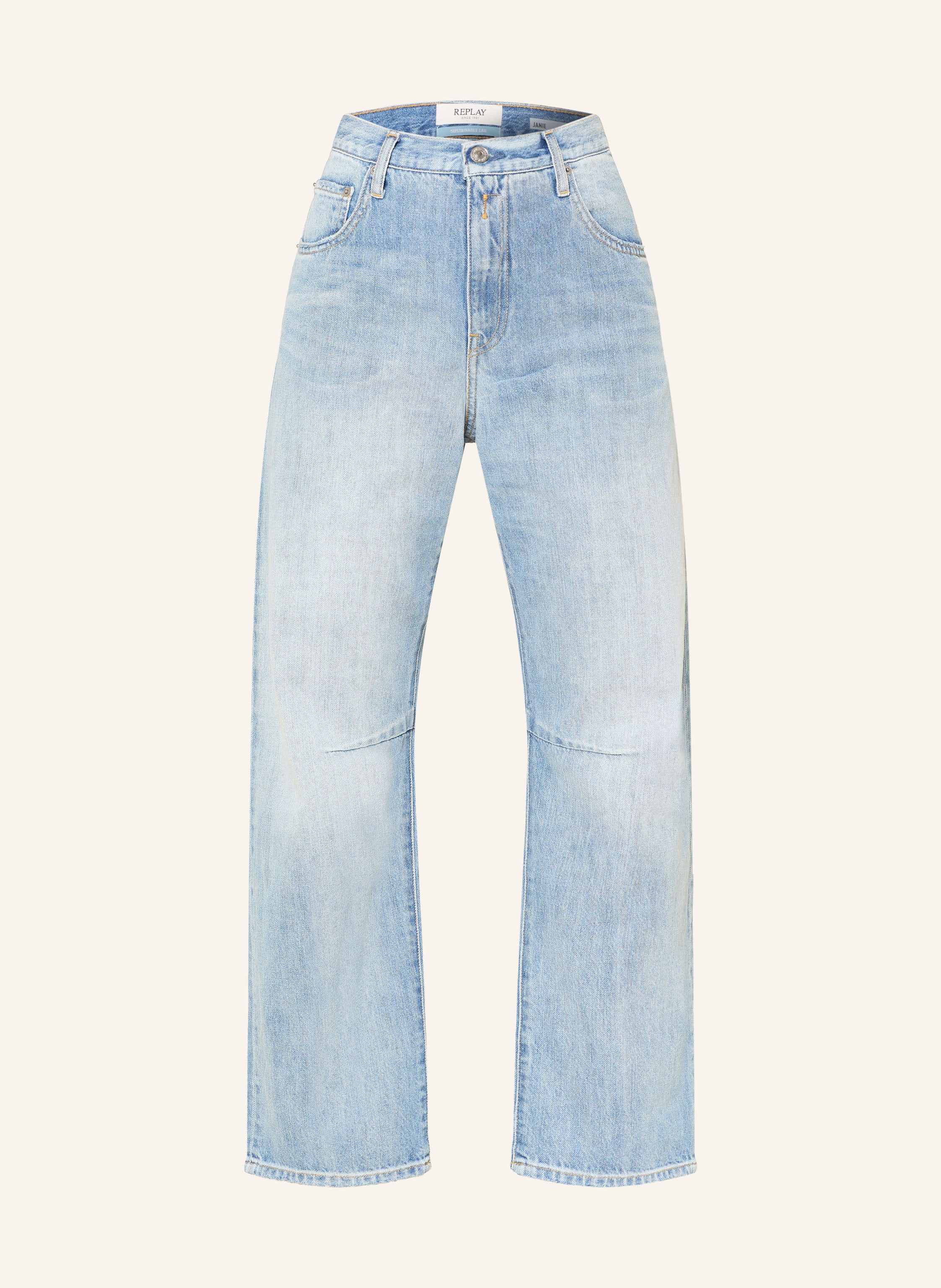 Replay Barrel Jeans Janie blau