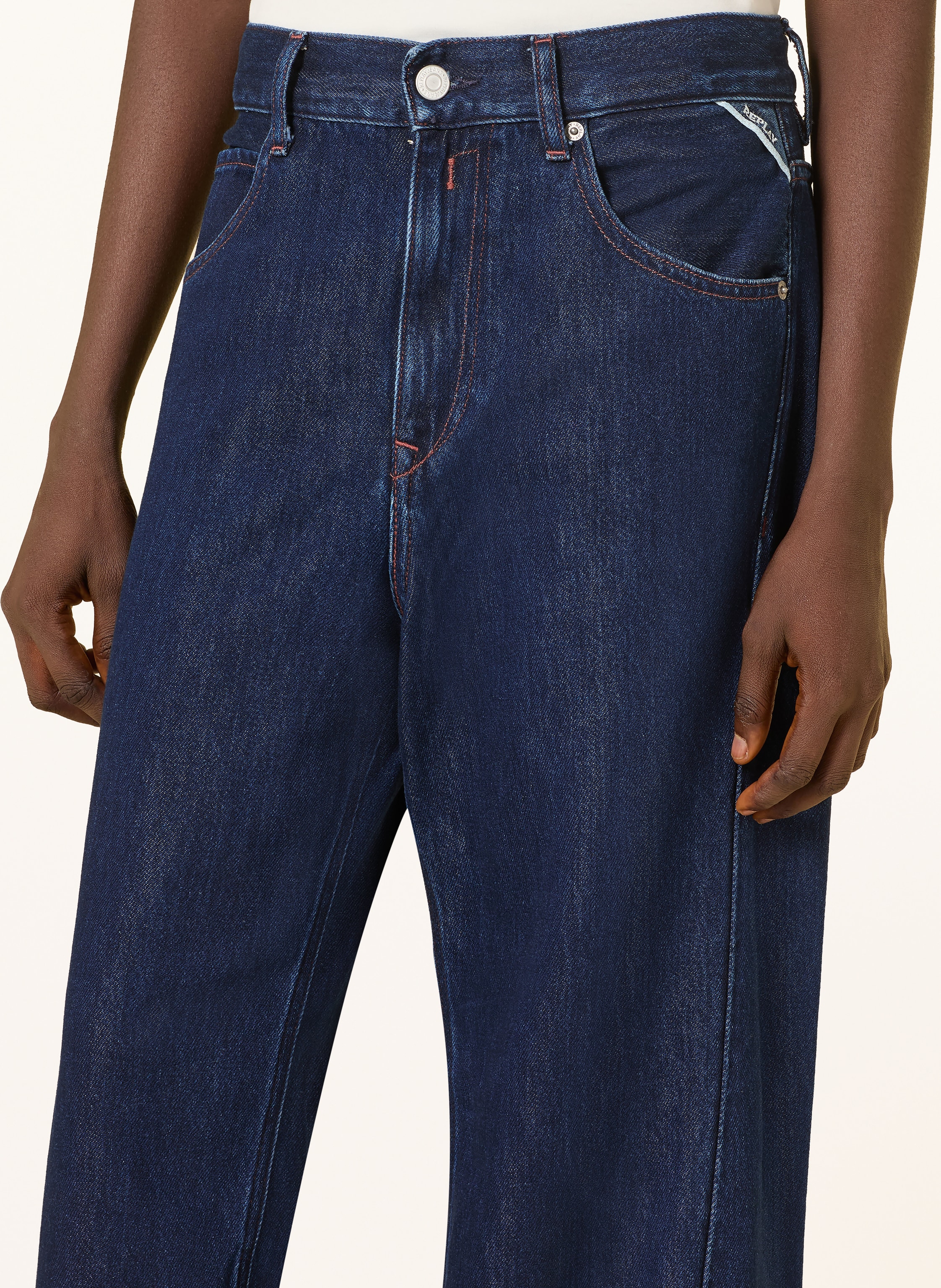 Thumbnail - Replay Wide Leg Jeans Narja blau