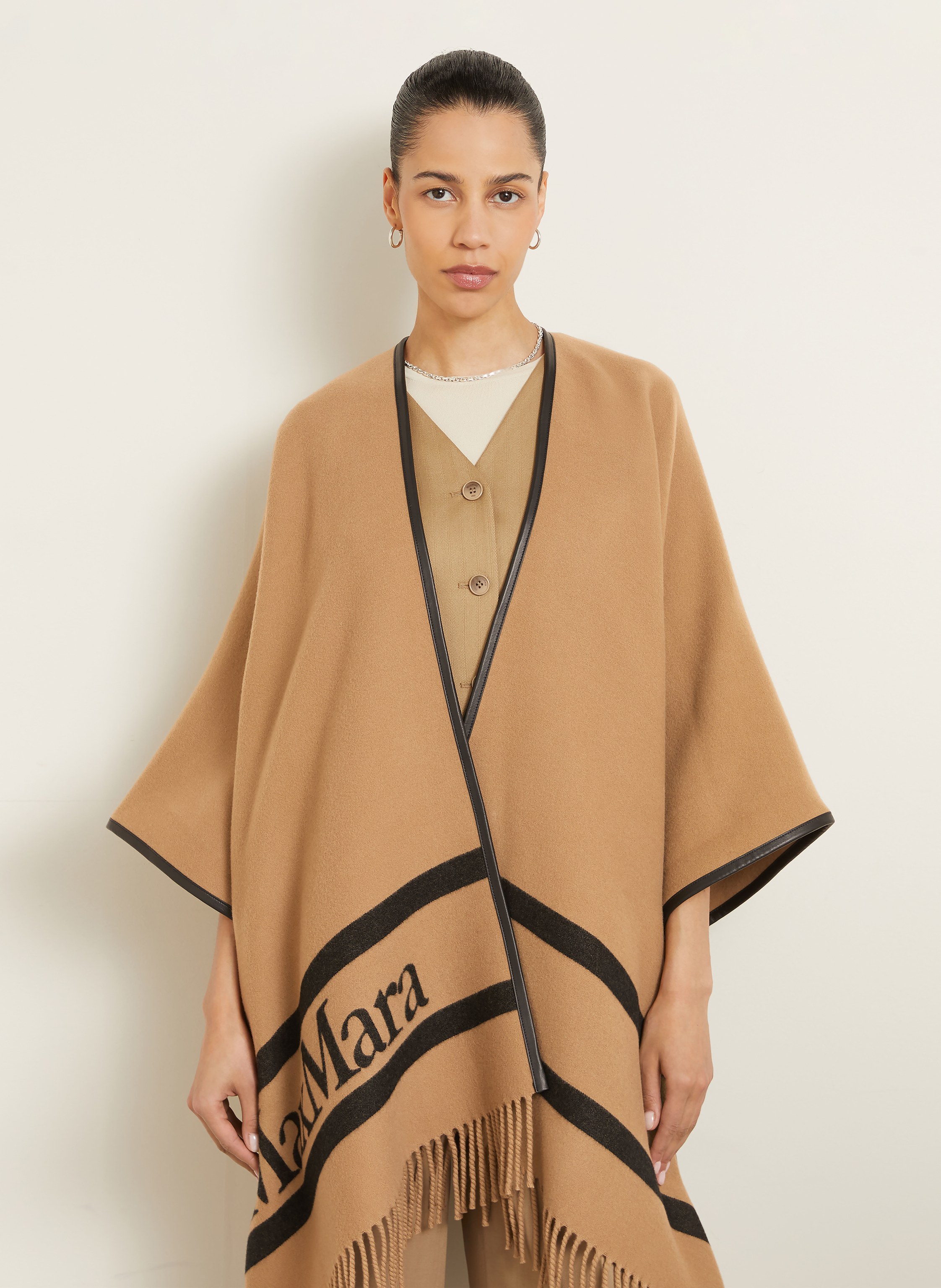 Thumbnail - Max Mara Cape Aris braun