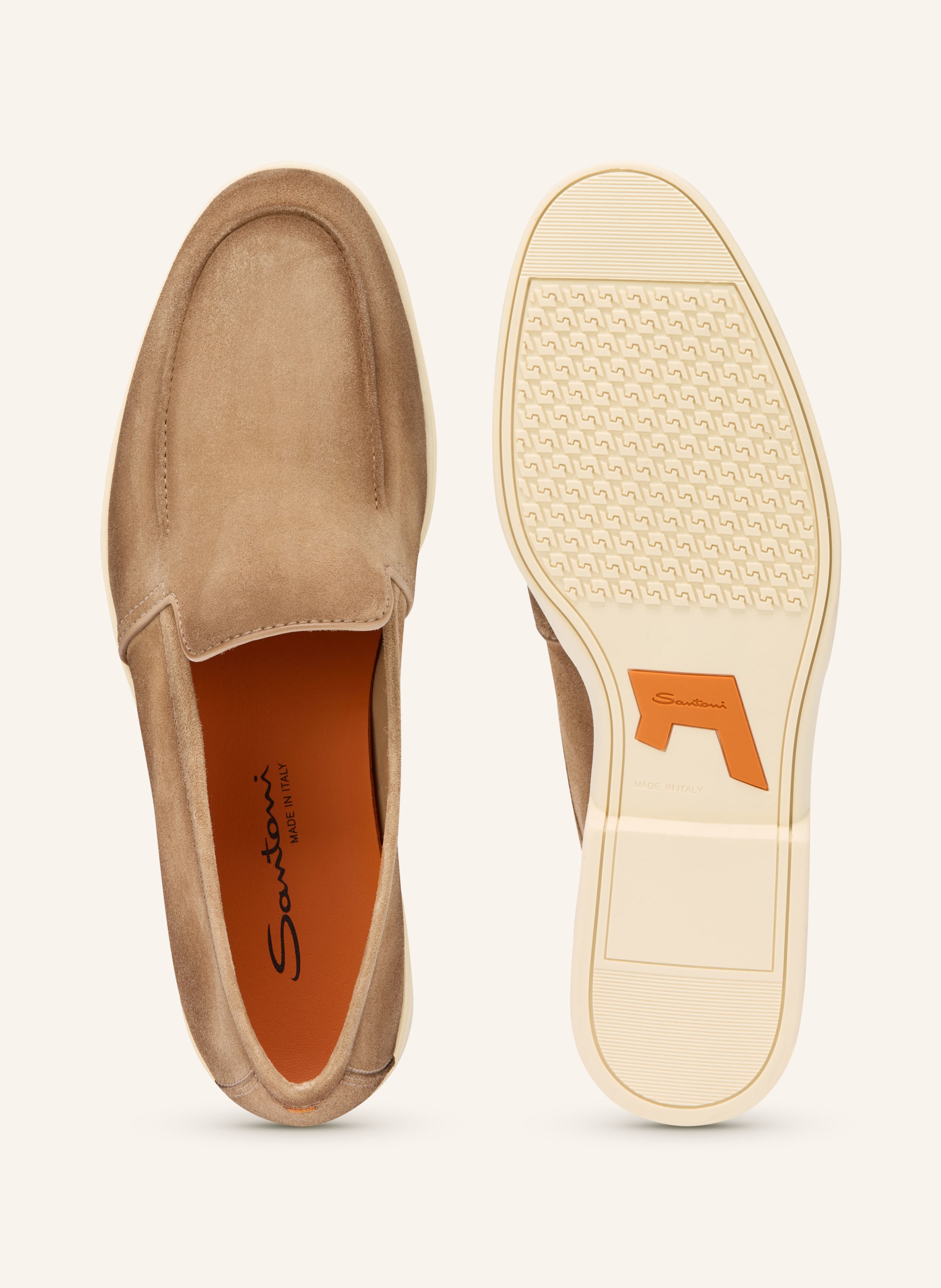 Thumbnail - Santoni Slipper Malibu beige