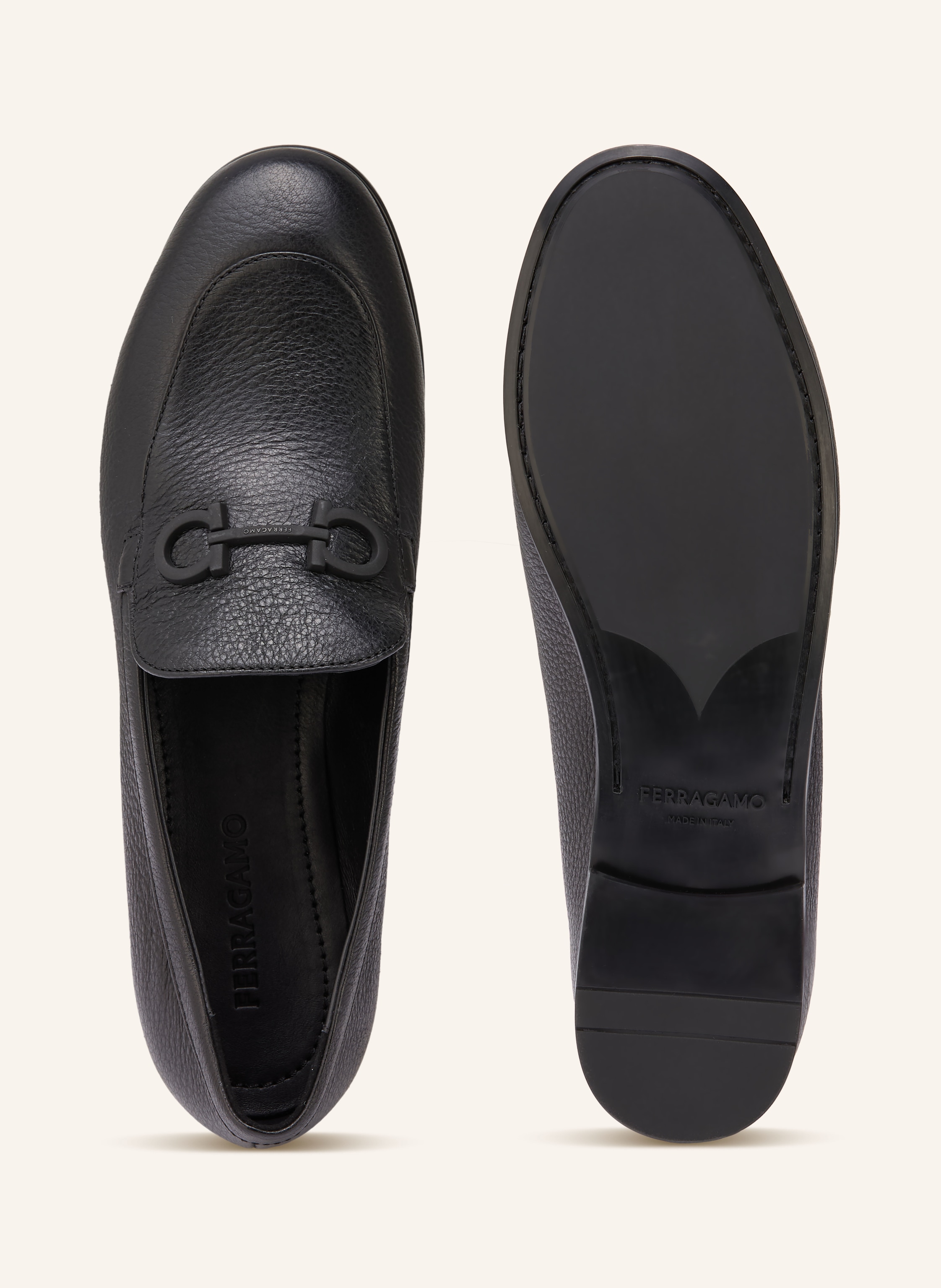 Thumbnail - Ferragamo Loafer Soldy schwarz