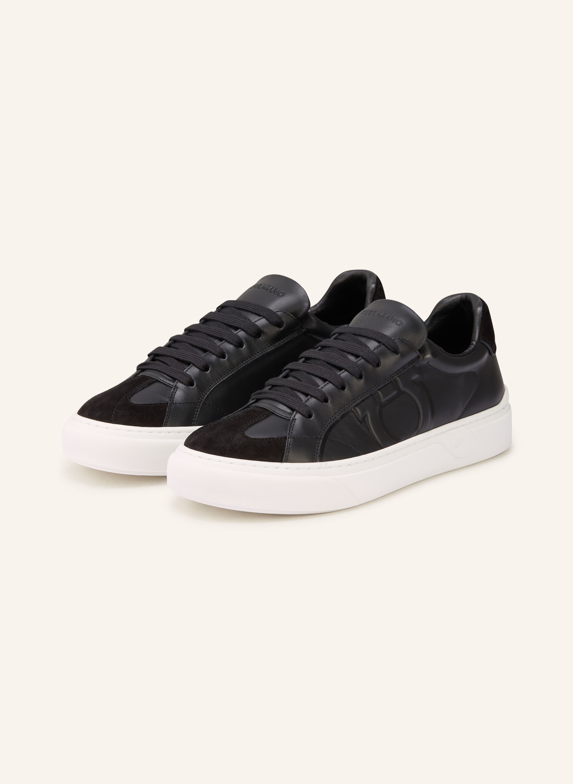 Ferragamo Ferragamo Sneaker Gancini schwarz in SCHWARZ