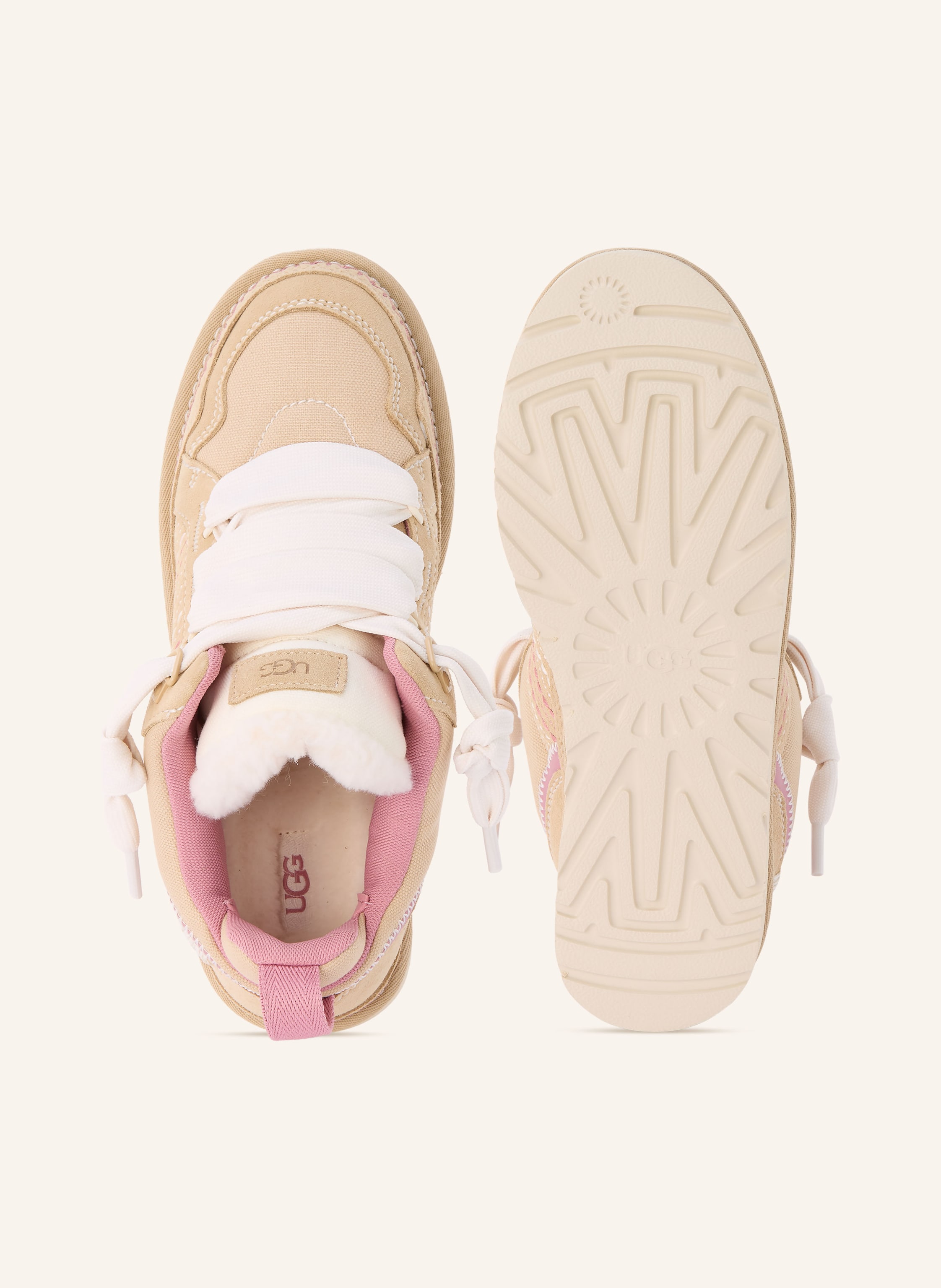 Thumbnail - Ugg Sneaker Lowmel Meadow beige