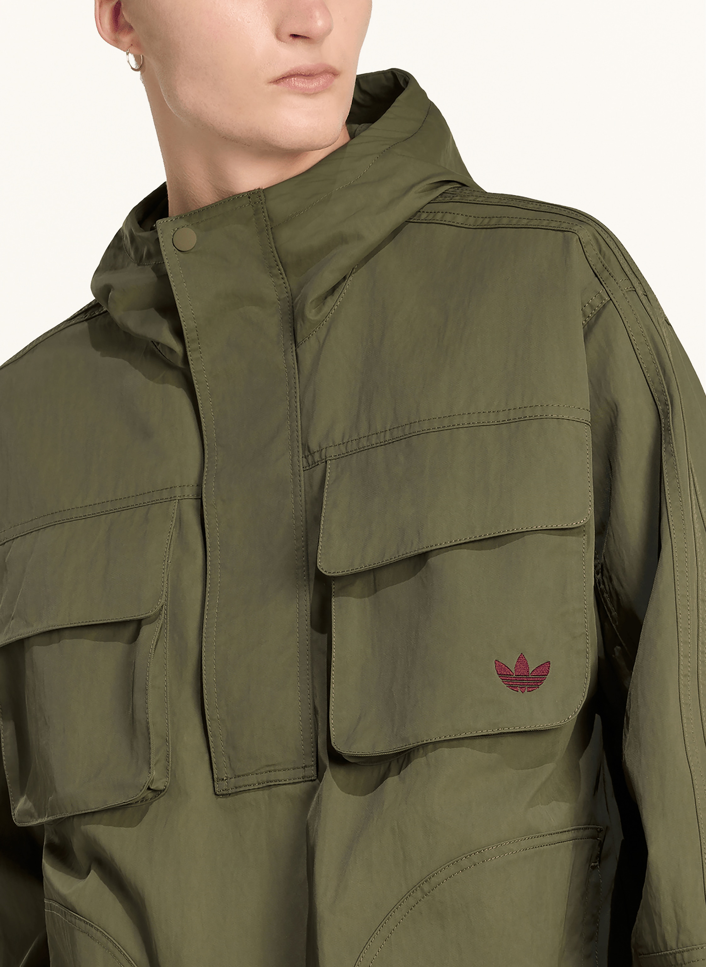 Thumbnail - Adidas Originals Schlupfjacke Britcore gruen