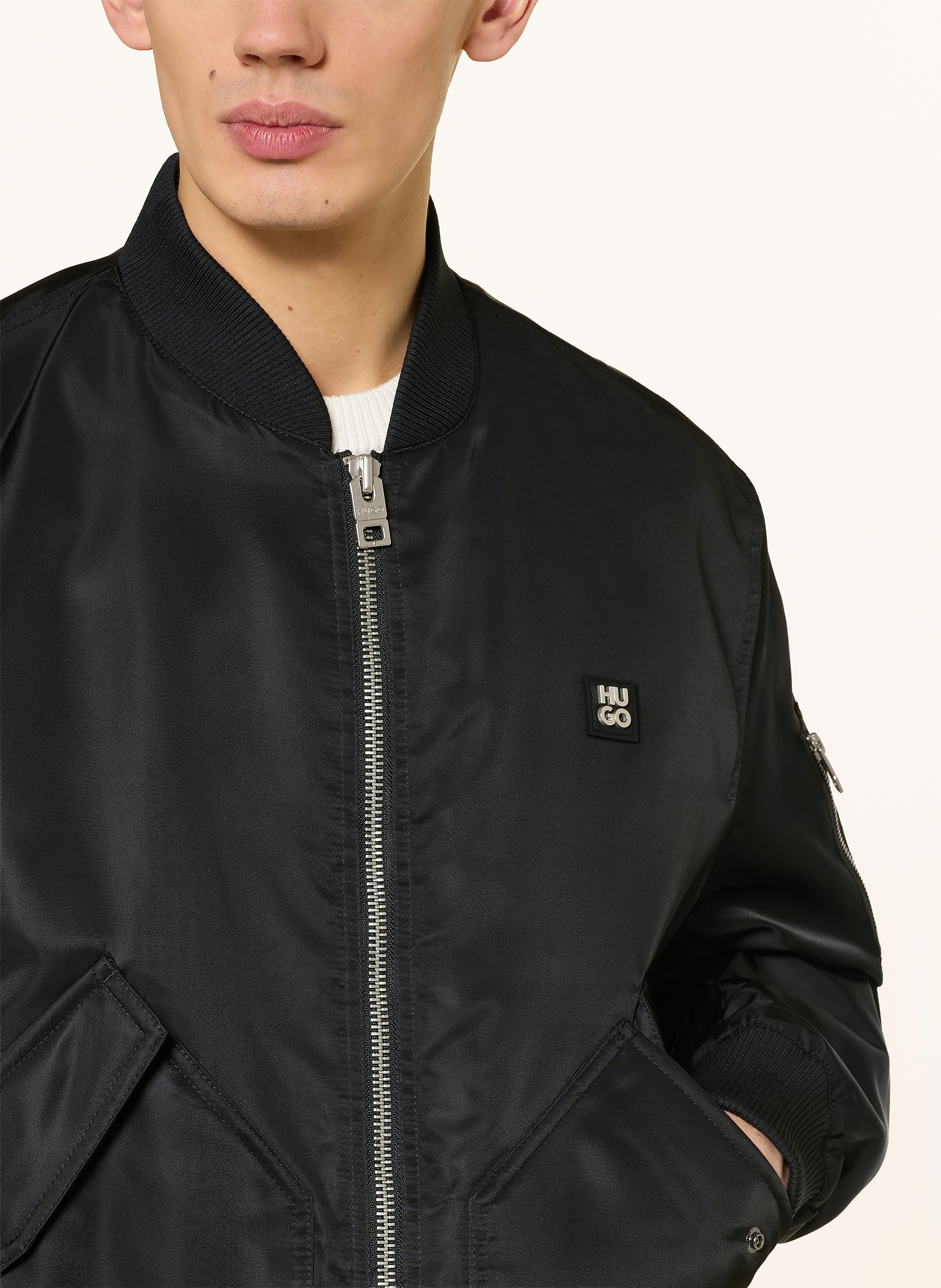 Thumbnail - Hugo Blouson Badam schwarz