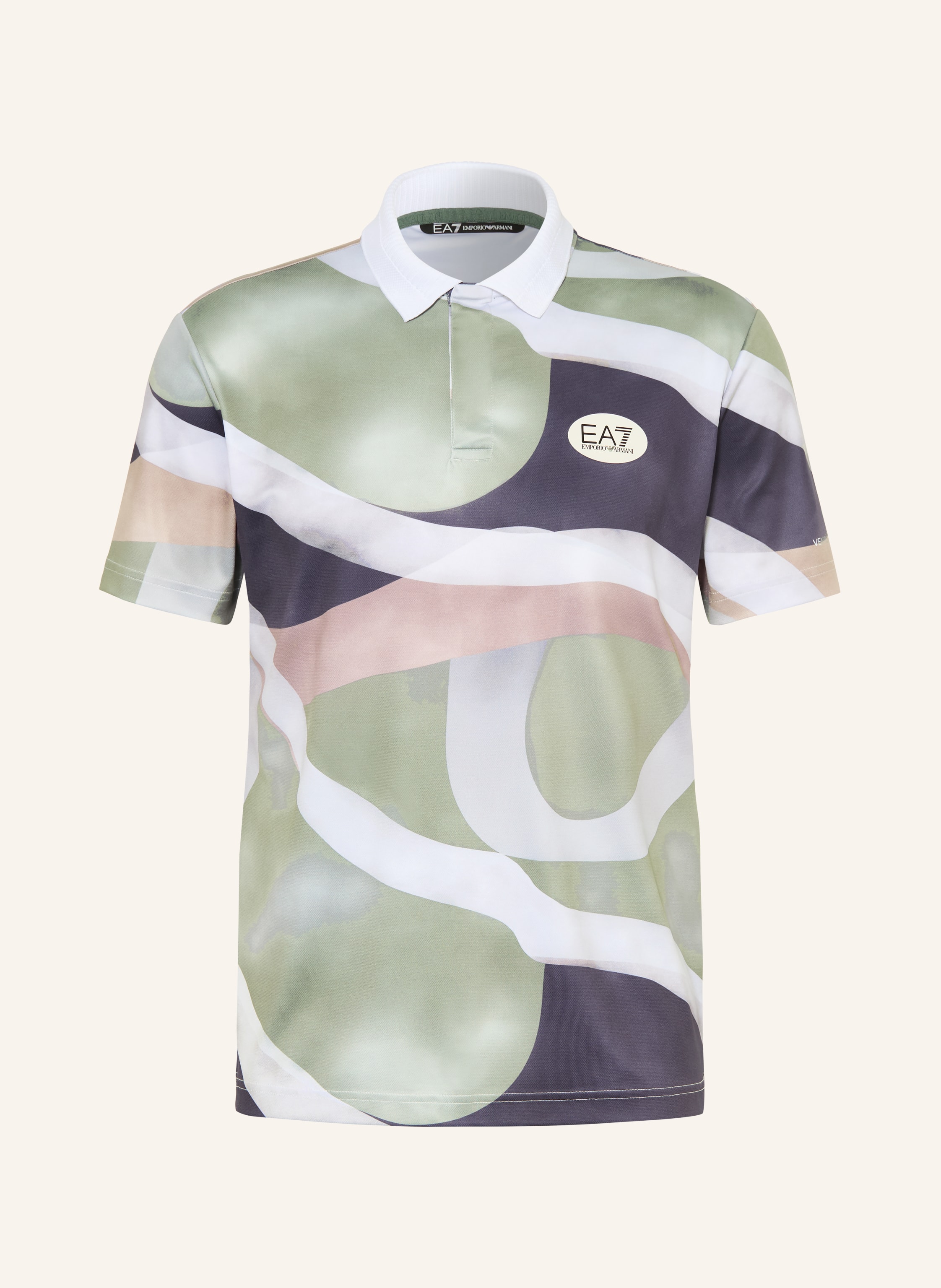 ea7 Emporio Armani Funktions-Poloshirt Tennis Pro gruen