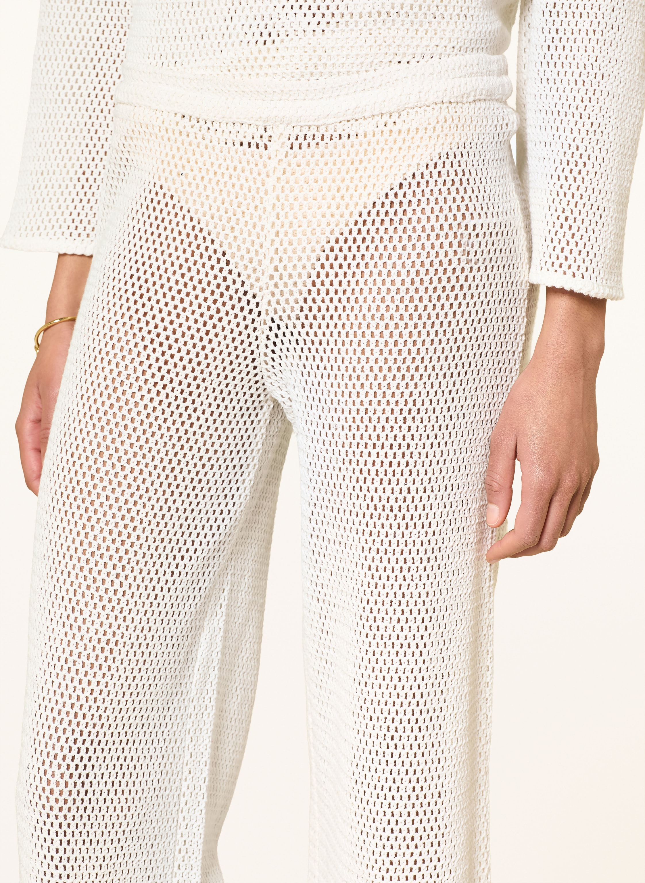 Thumbnail - Mrs & Hugs Häkelhose weiss