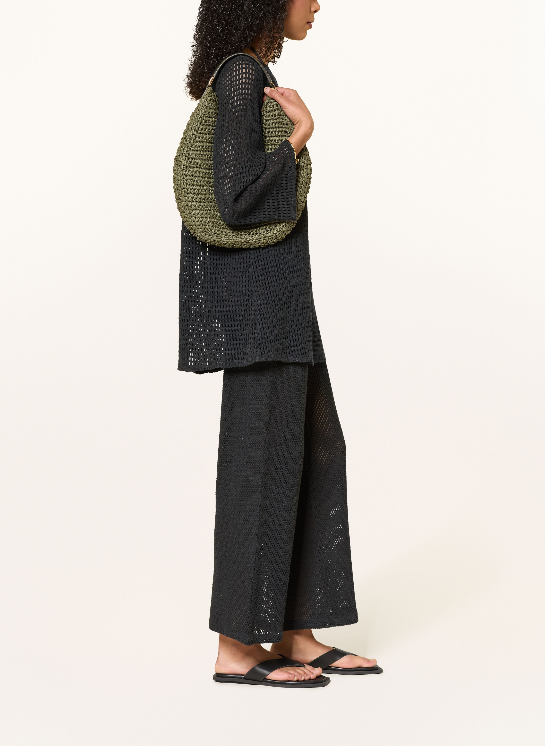 Thumbnail - Mrs & Hugs Häkelhose schwarz