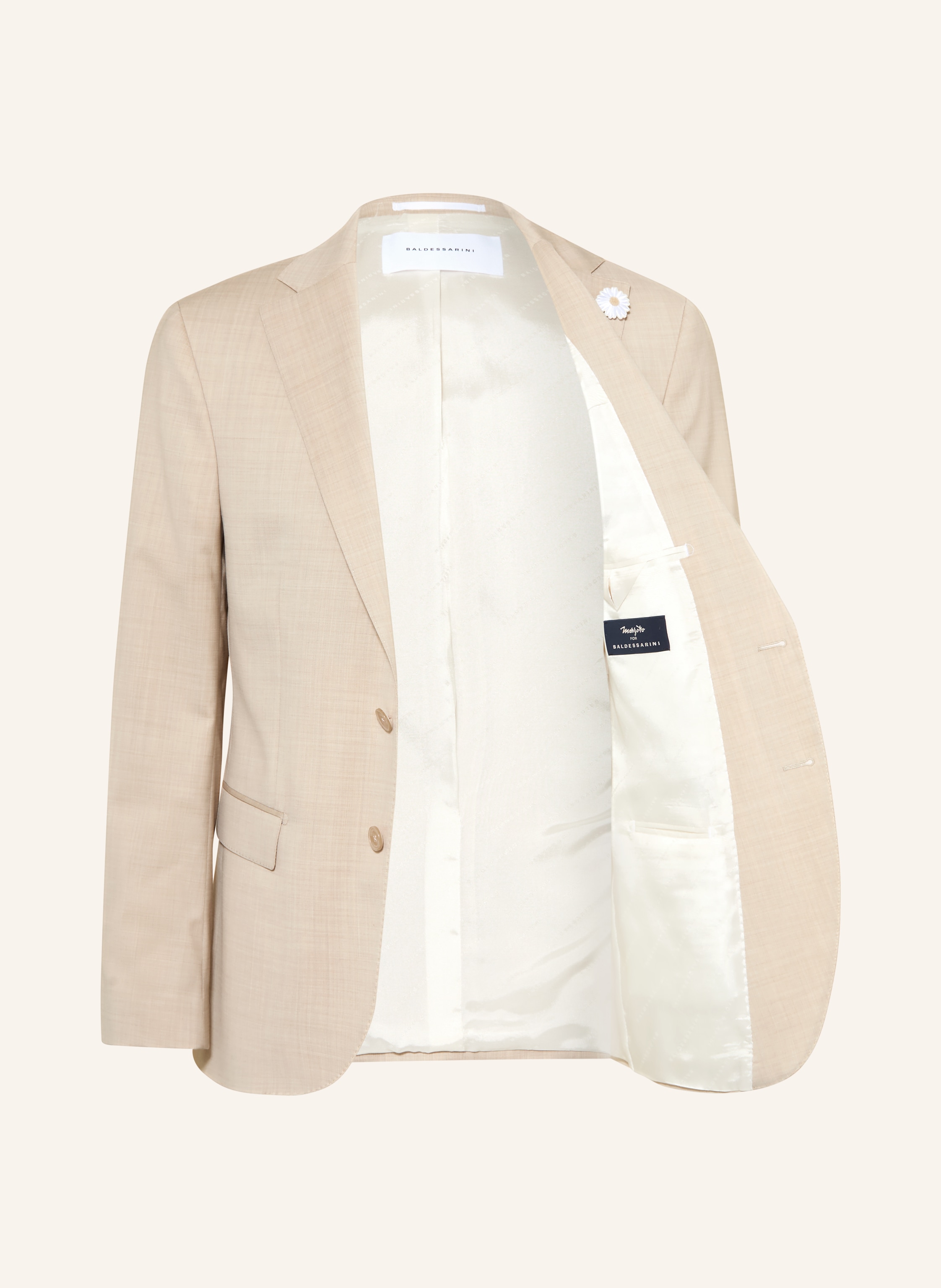 Thumbnail - Baldessarini Anzugsakko Extra Slim Fit beige
