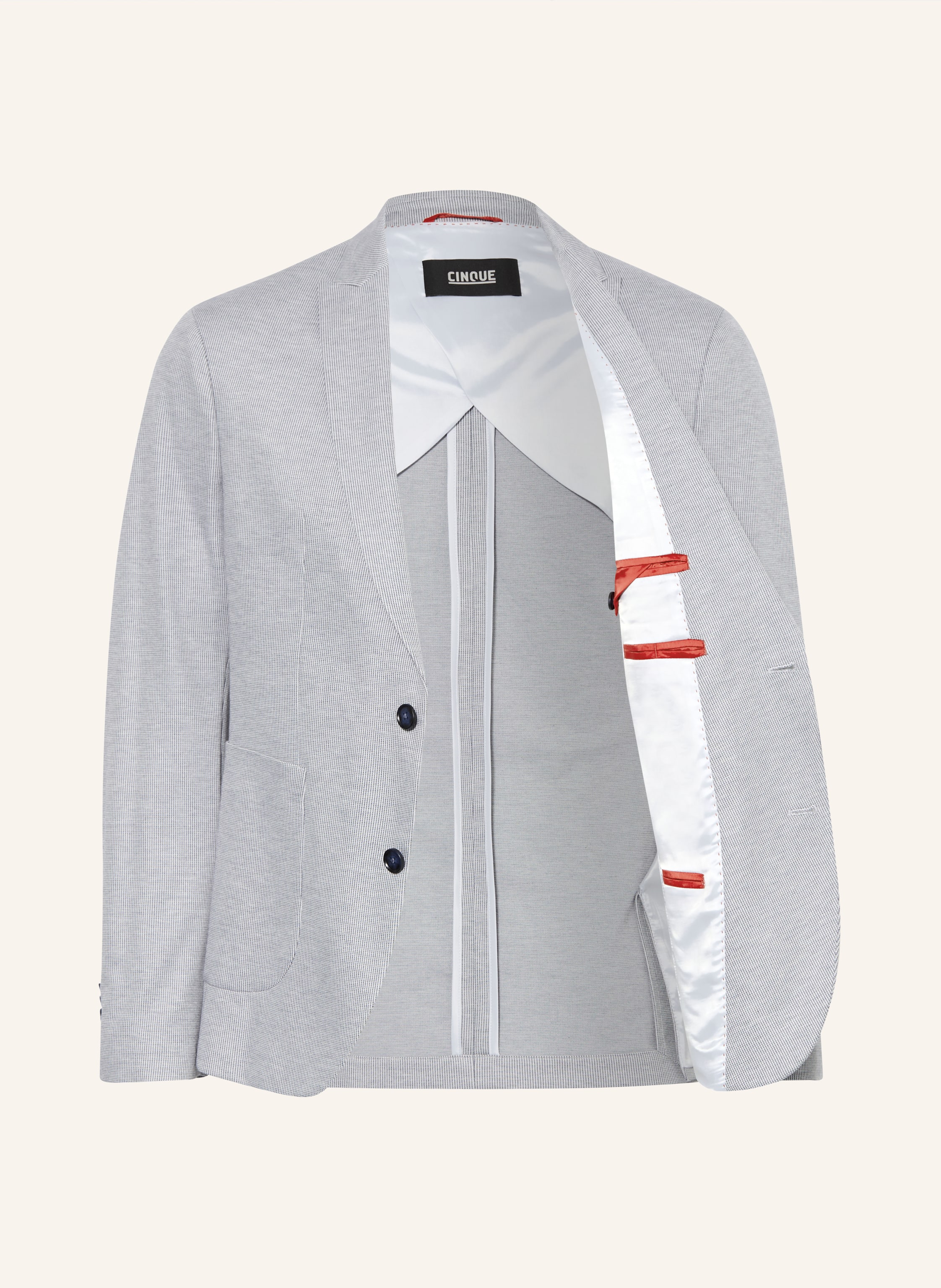 Thumbnail - Cinque Anzugsakko Cimichele Regular Fit Aus Jersey grau