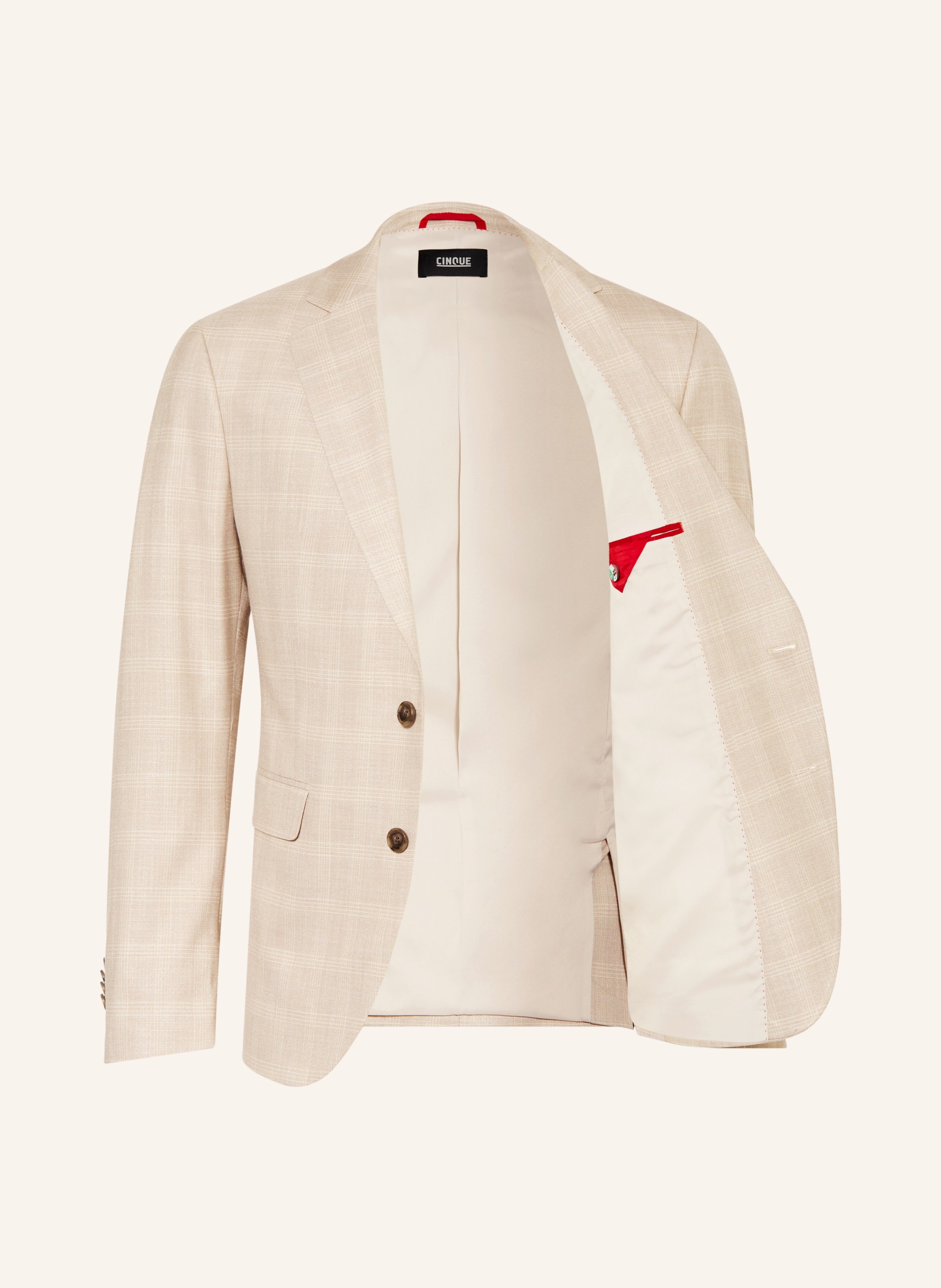 Thumbnail - Cinque Anzugsakko Cidata Regular Fit beige