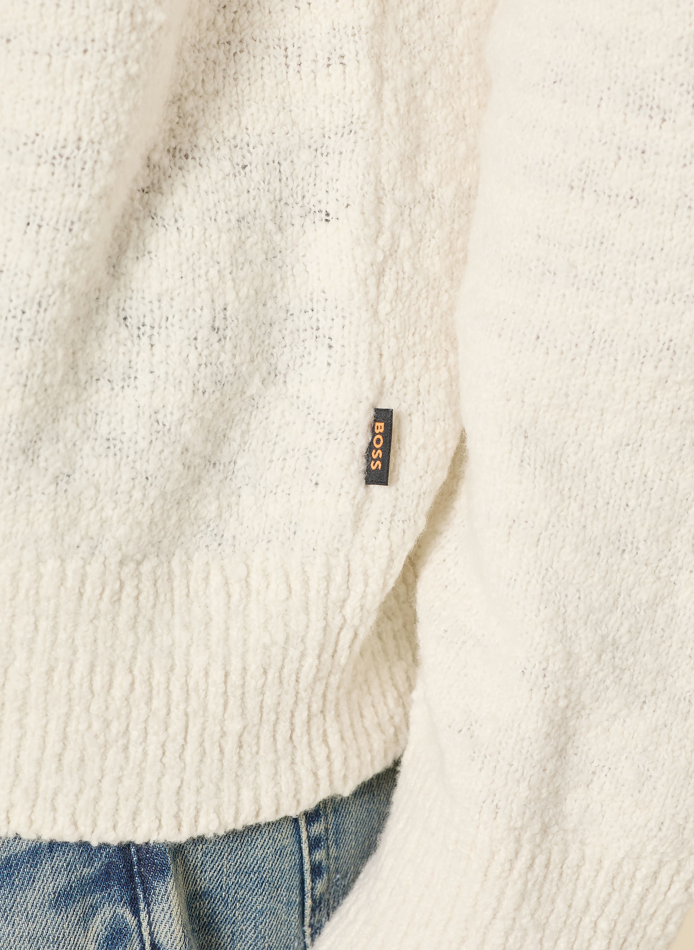 Thumbnail - Boss Pullover Kerbert beige