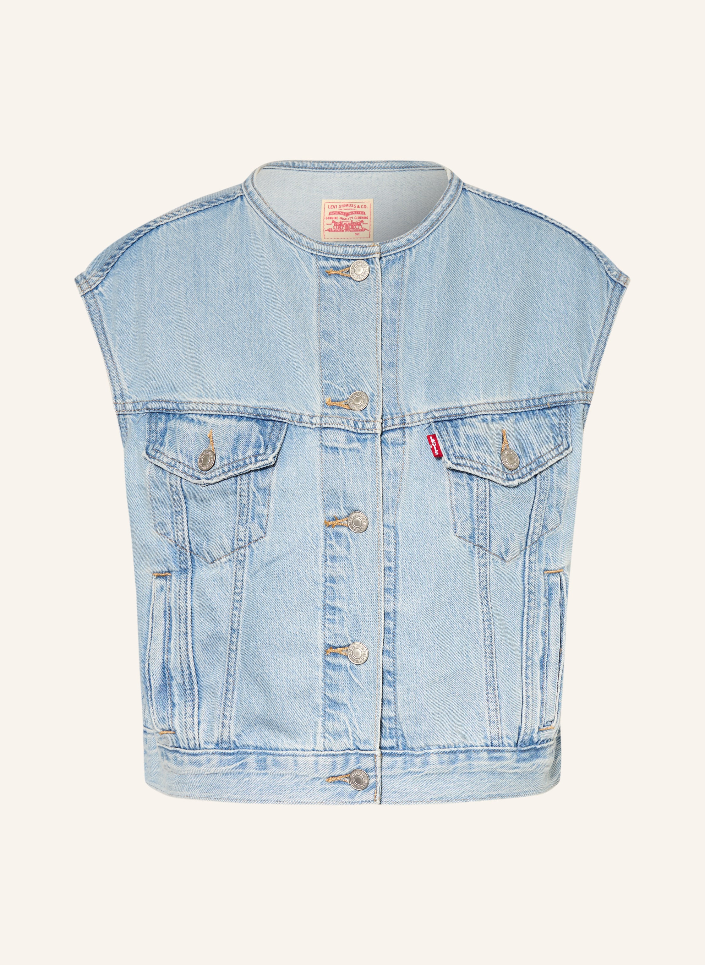 Levi's® Jeansweste blau