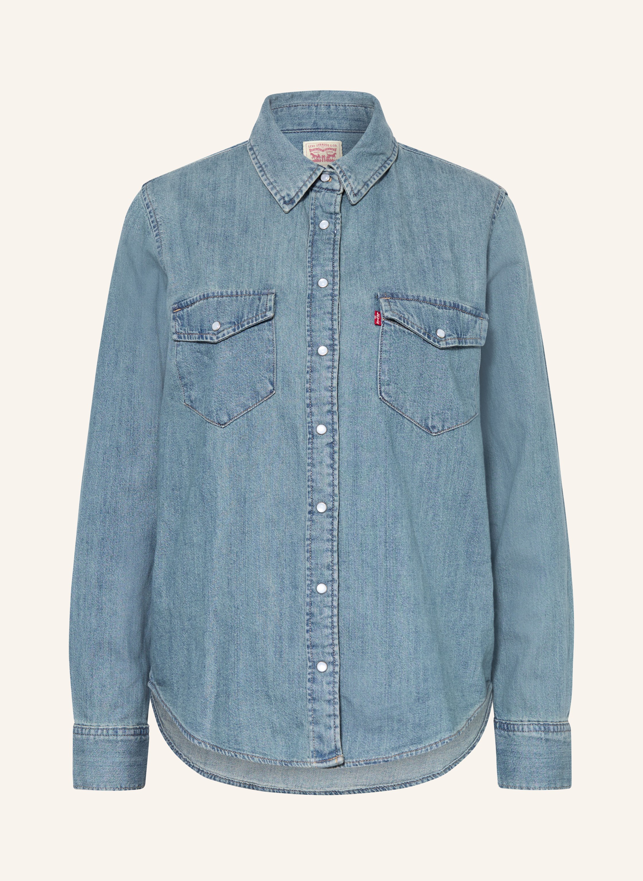 Levi's® Jeansbluse blau