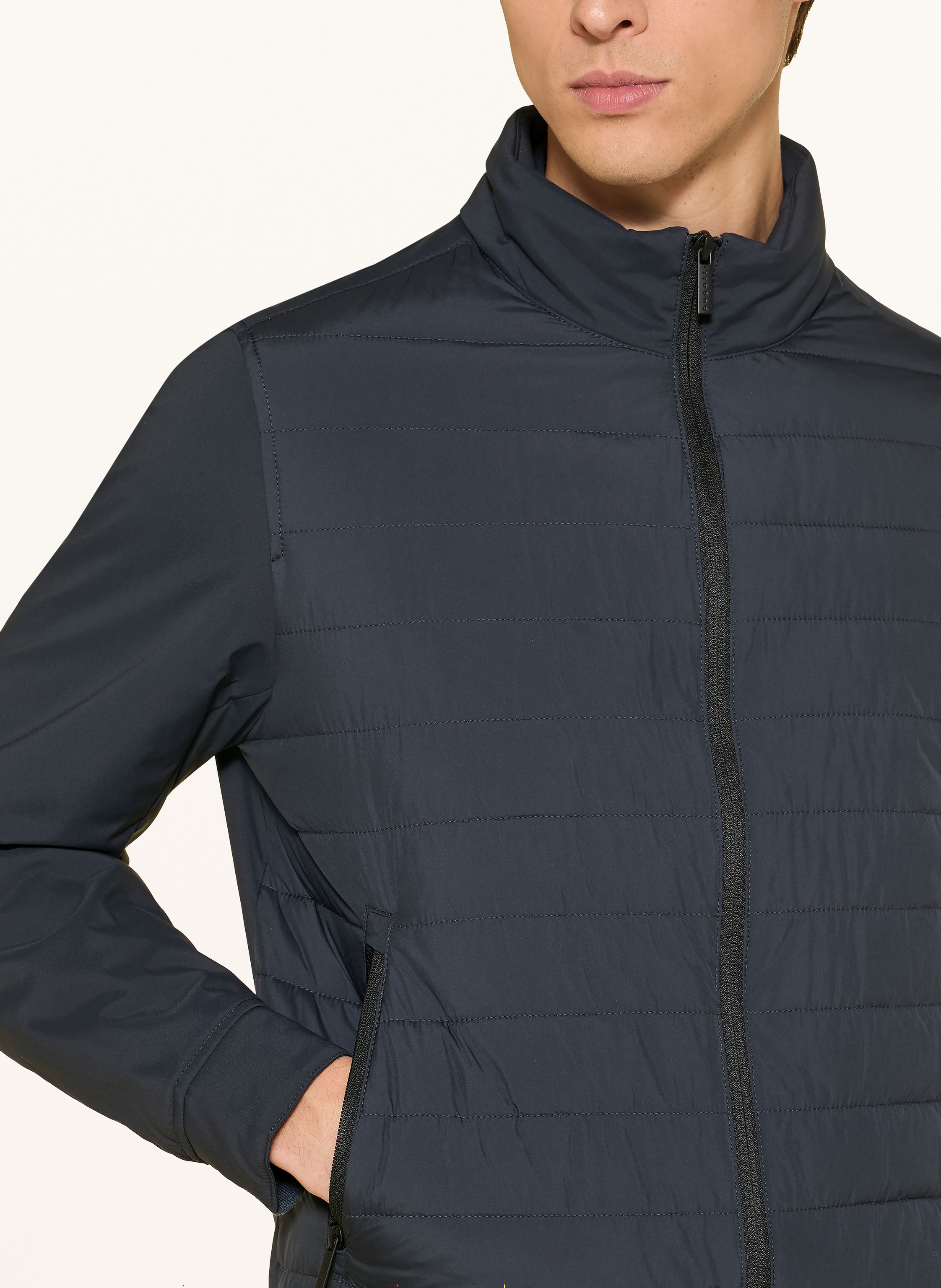 Thumbnail - Bugatti Blouson Mit Dupont™ Sorona®-Isolierung Im Materialmix blau