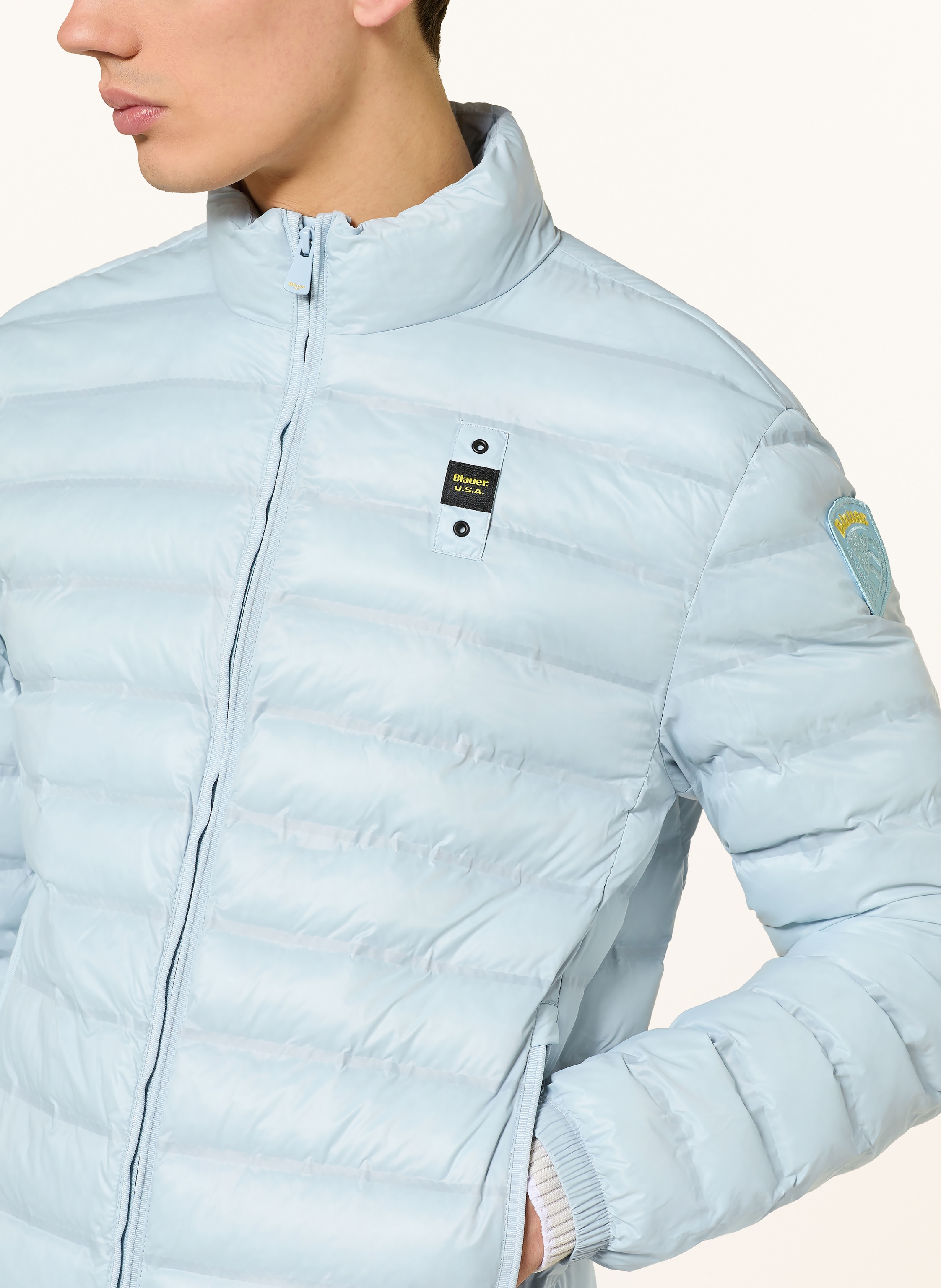 Thumbnail - Blauer Steppjacke Sewall grau