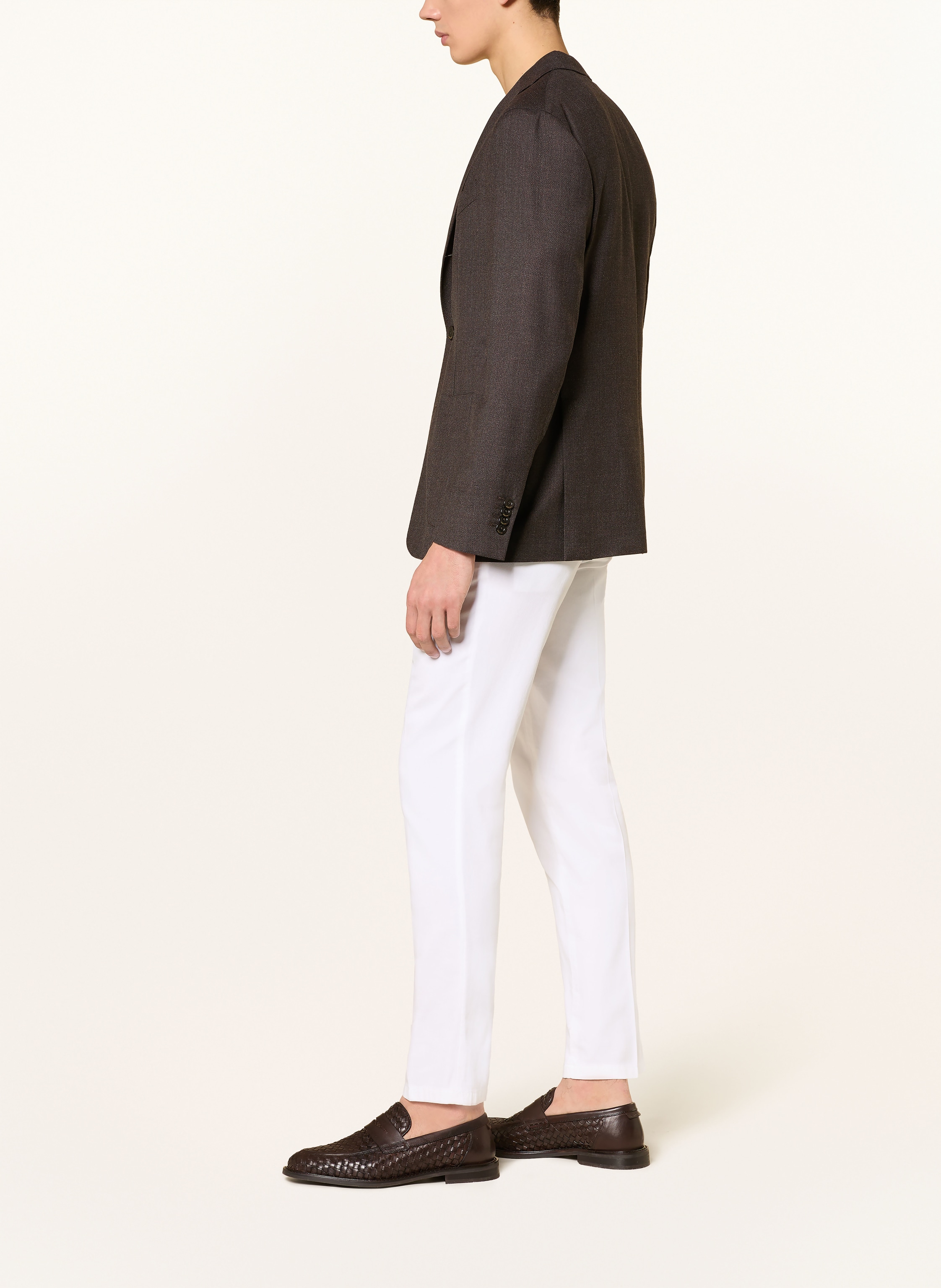 Thumbnail - Boglioli Chino Slim Fit weiss