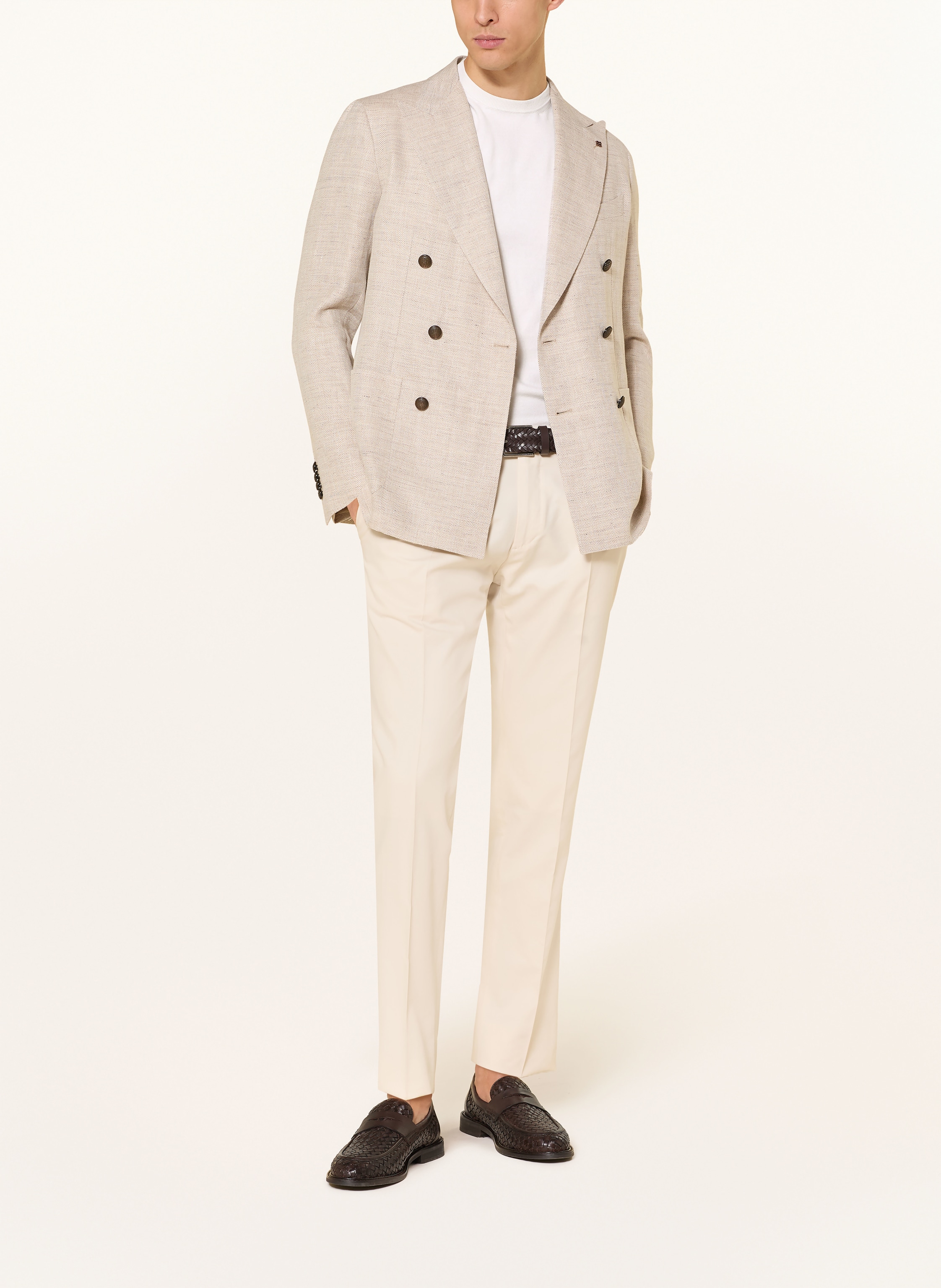 Thumbnail - Boglioli Strickshirt weiss